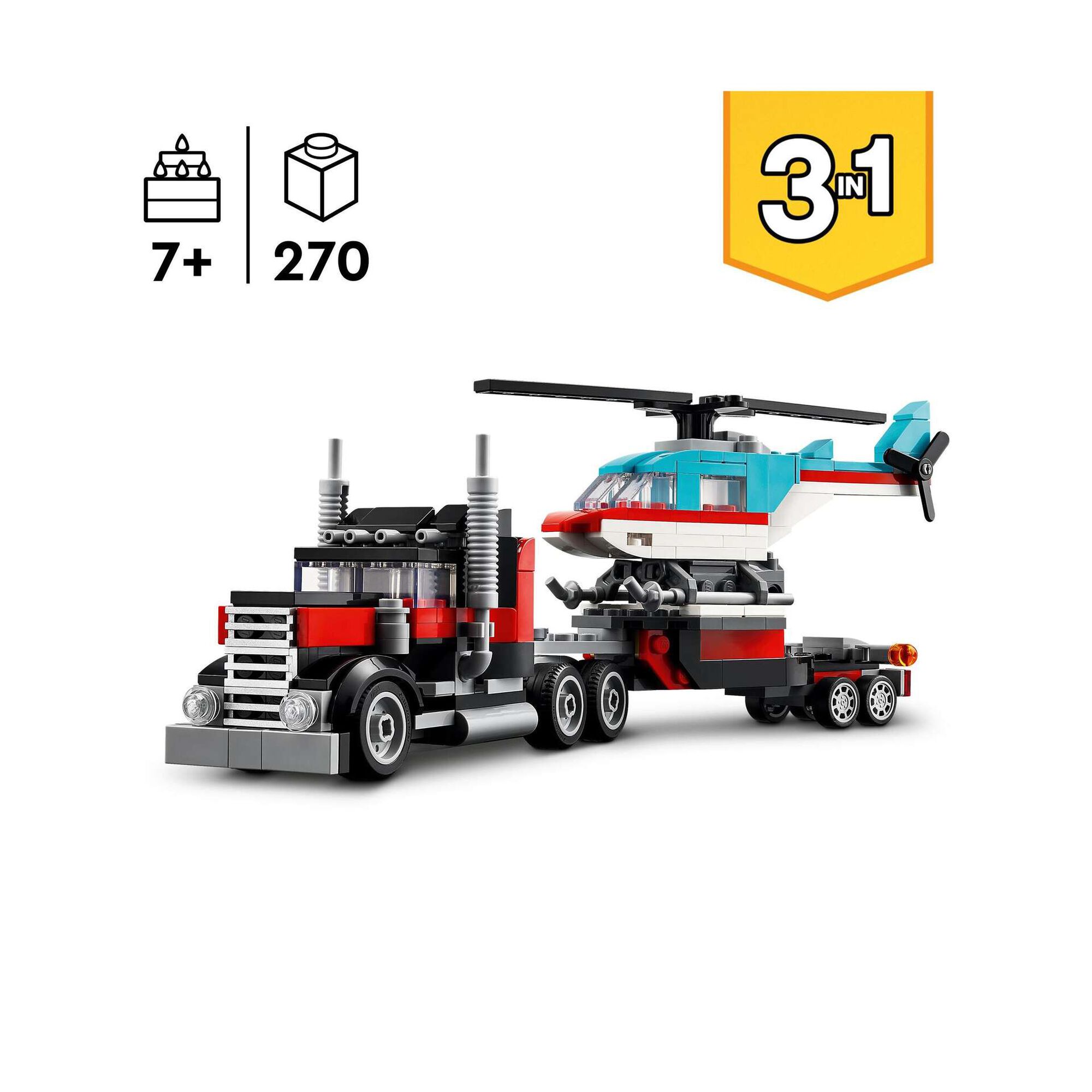 Camião de Plataforma com Helicóptero - 31146