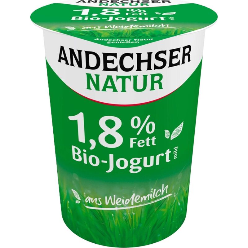 Iogurte Bio Natural Suave 1,8% Andechser