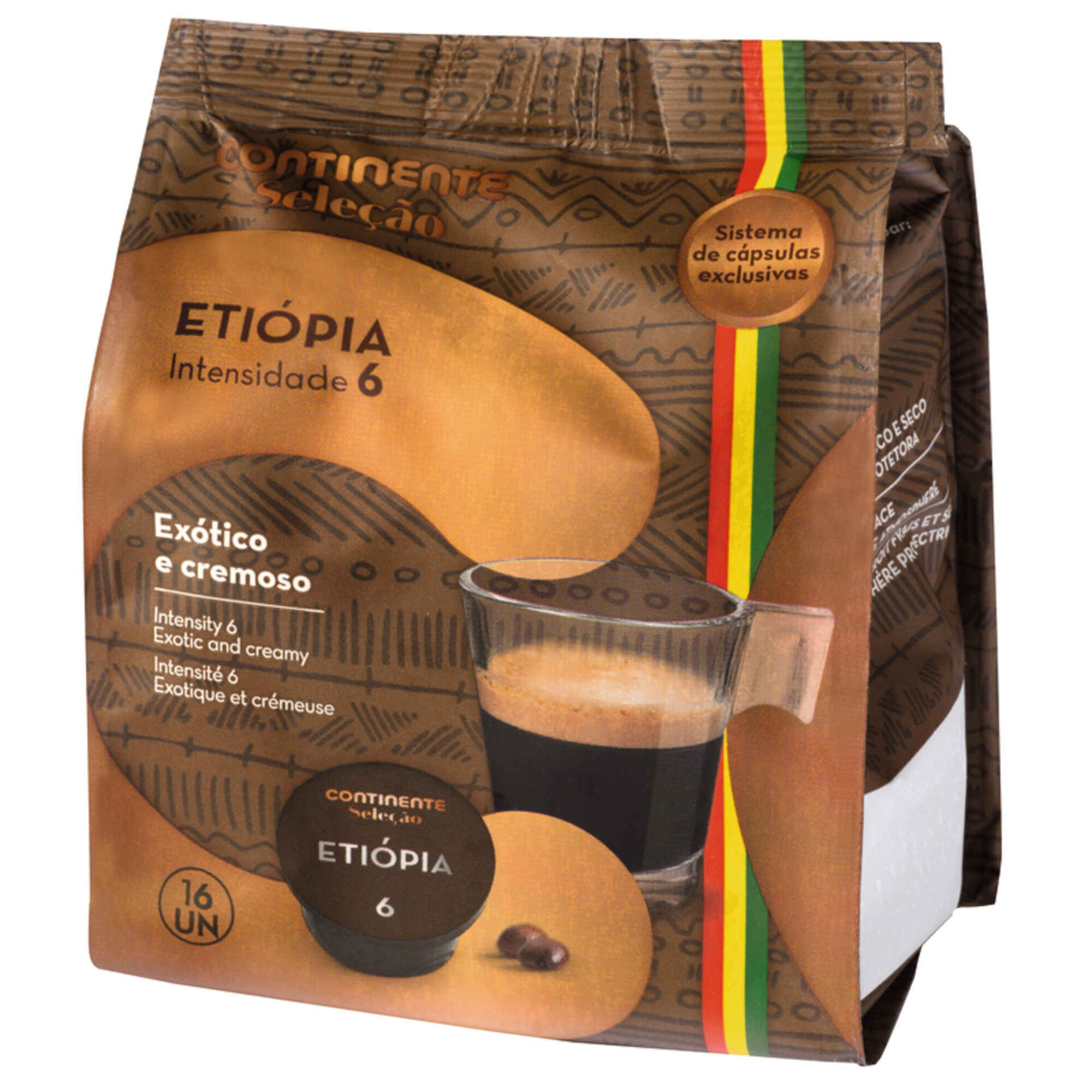 Cápsulas de Café Etiópia Int 6 Cápsulas de Café Etiópia Int 6