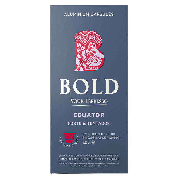 Cápsulas de Café Ecuator Int 12 Bold