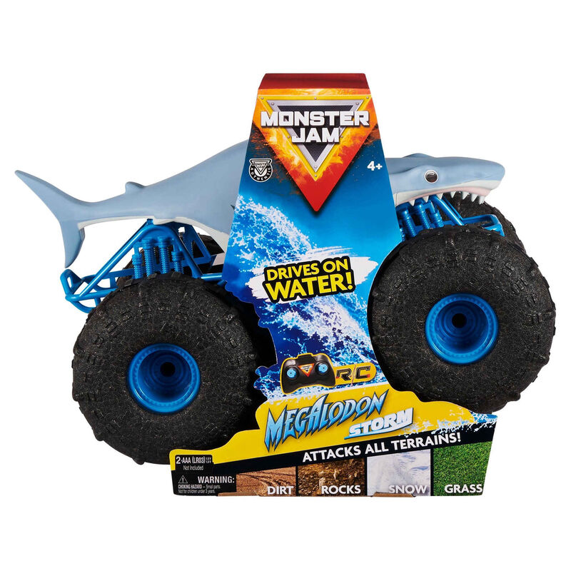 Monster Jam - Carro Telecomandado Megalodon Storm 1:15
