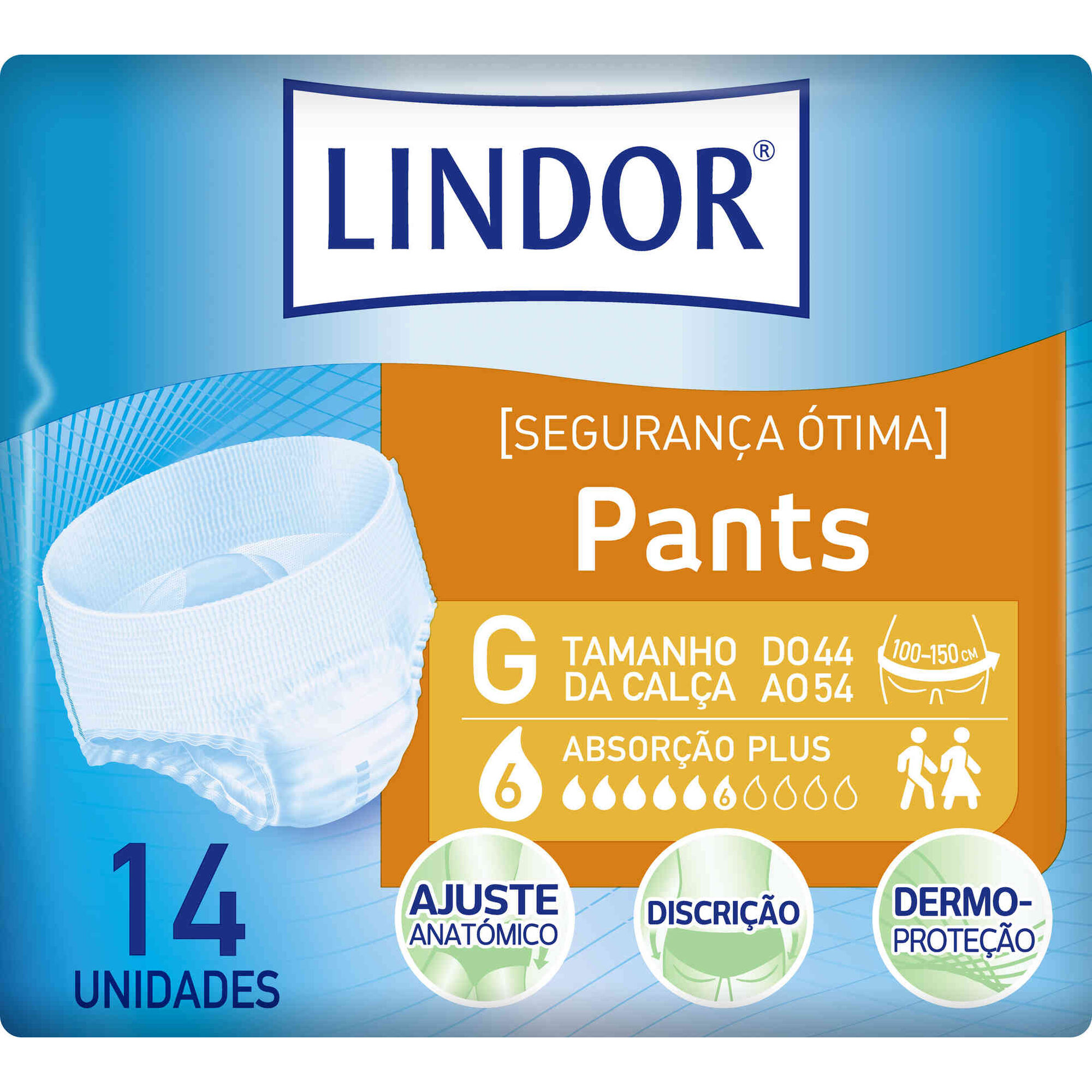 Cuecas Incontinência Pants Plus L