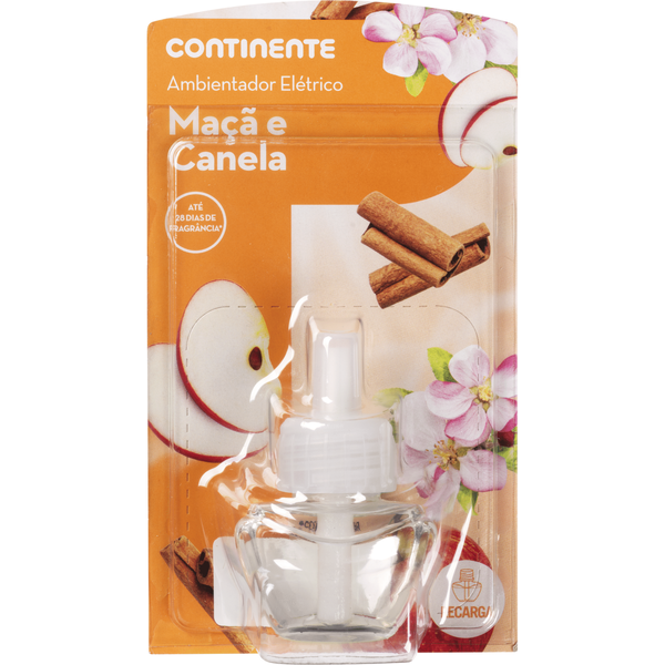 Ambientador Recarga Elétrico Maçã e Canela Continente