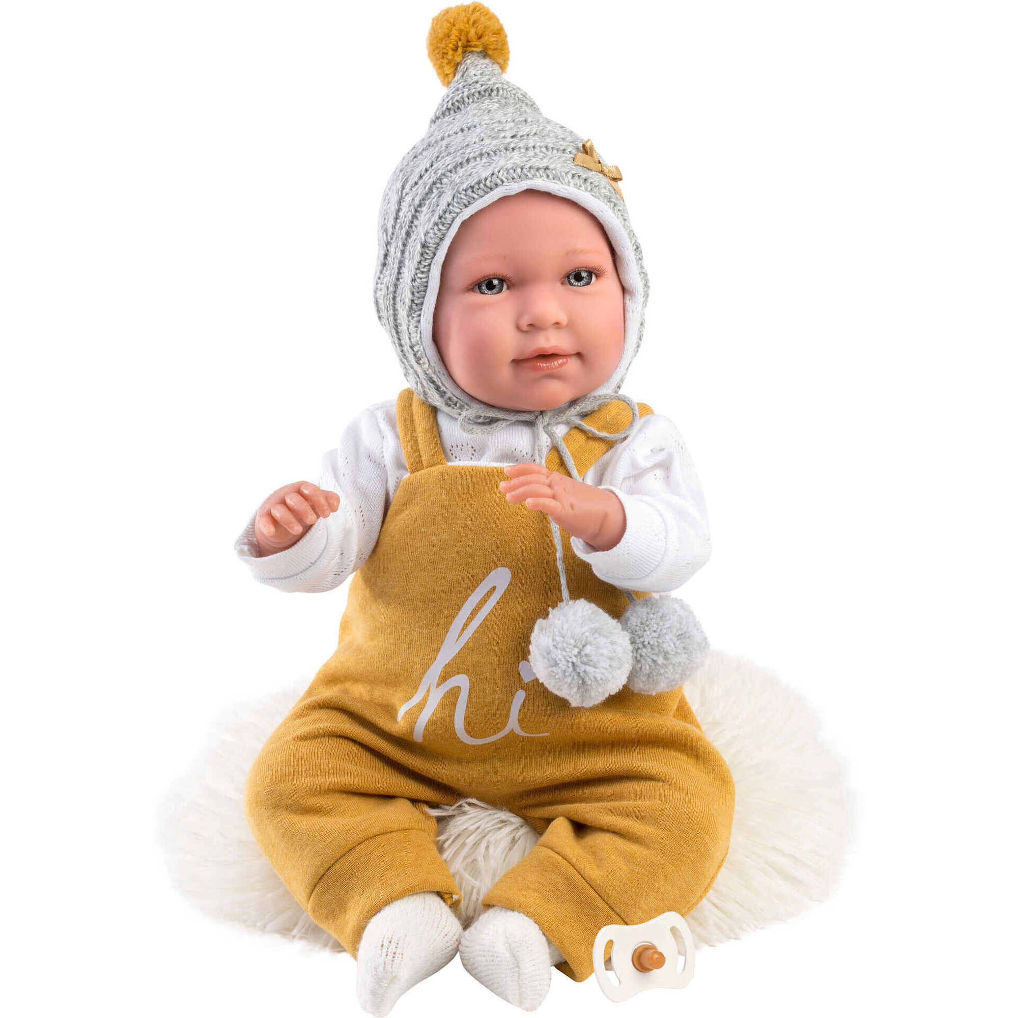 Beb&eacute; Mimi Chorona 42cm com Almofada e Manta