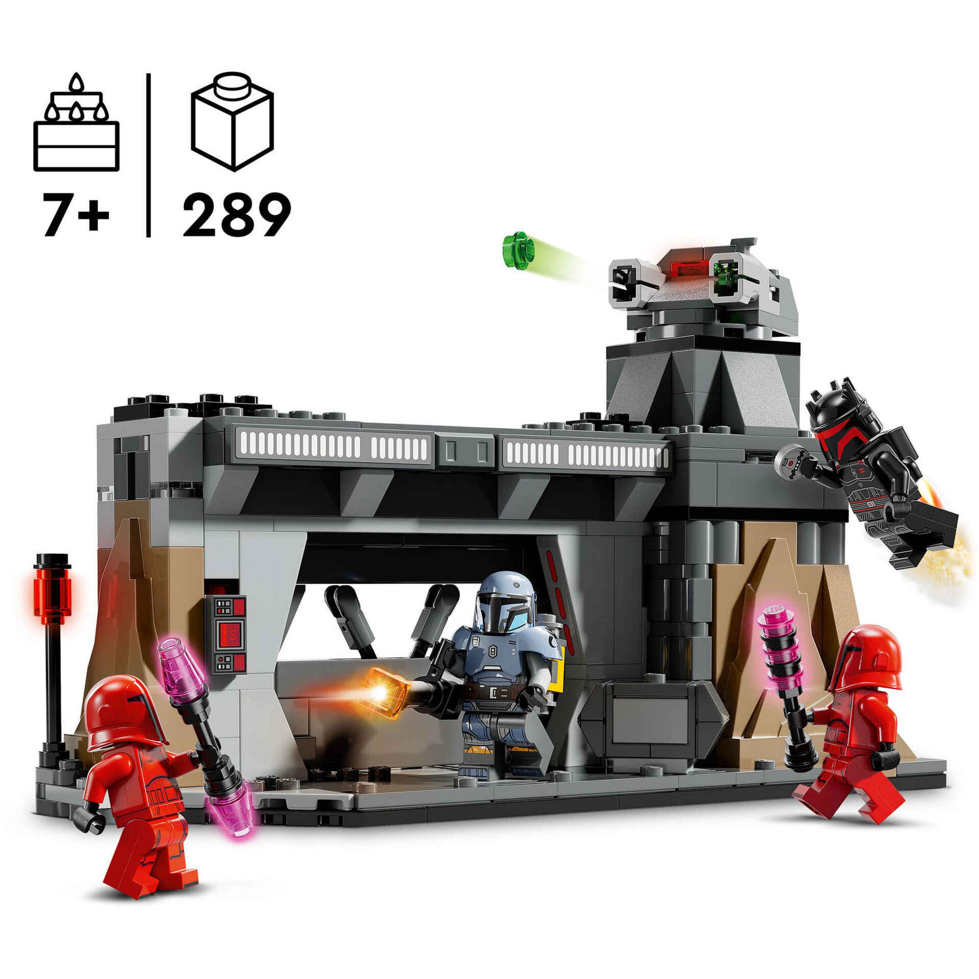 Batalha entre Paz Vizsla e Moff Gideon - 75386