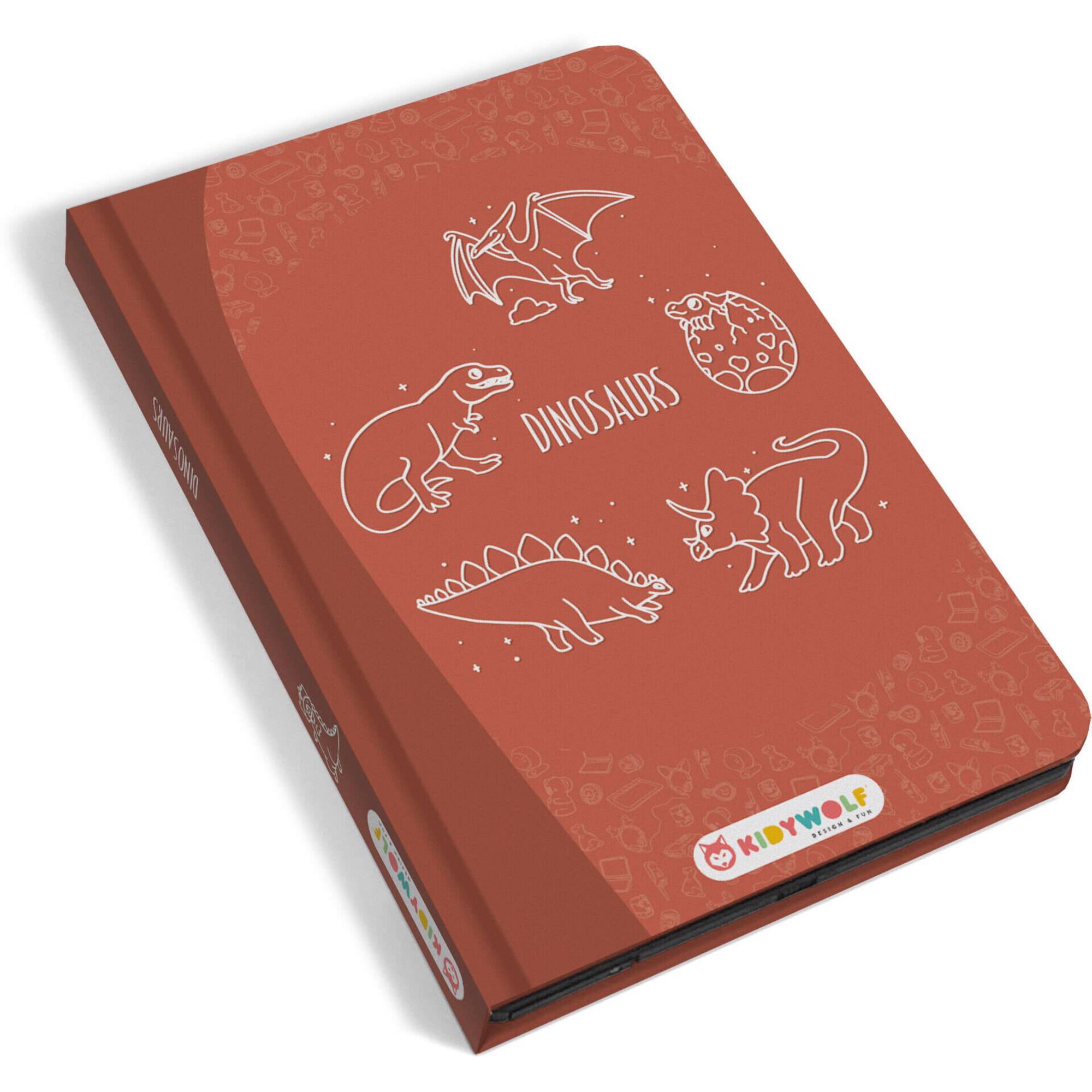 Kidiwolf - Bloco de Desenho LCD Dinossauros