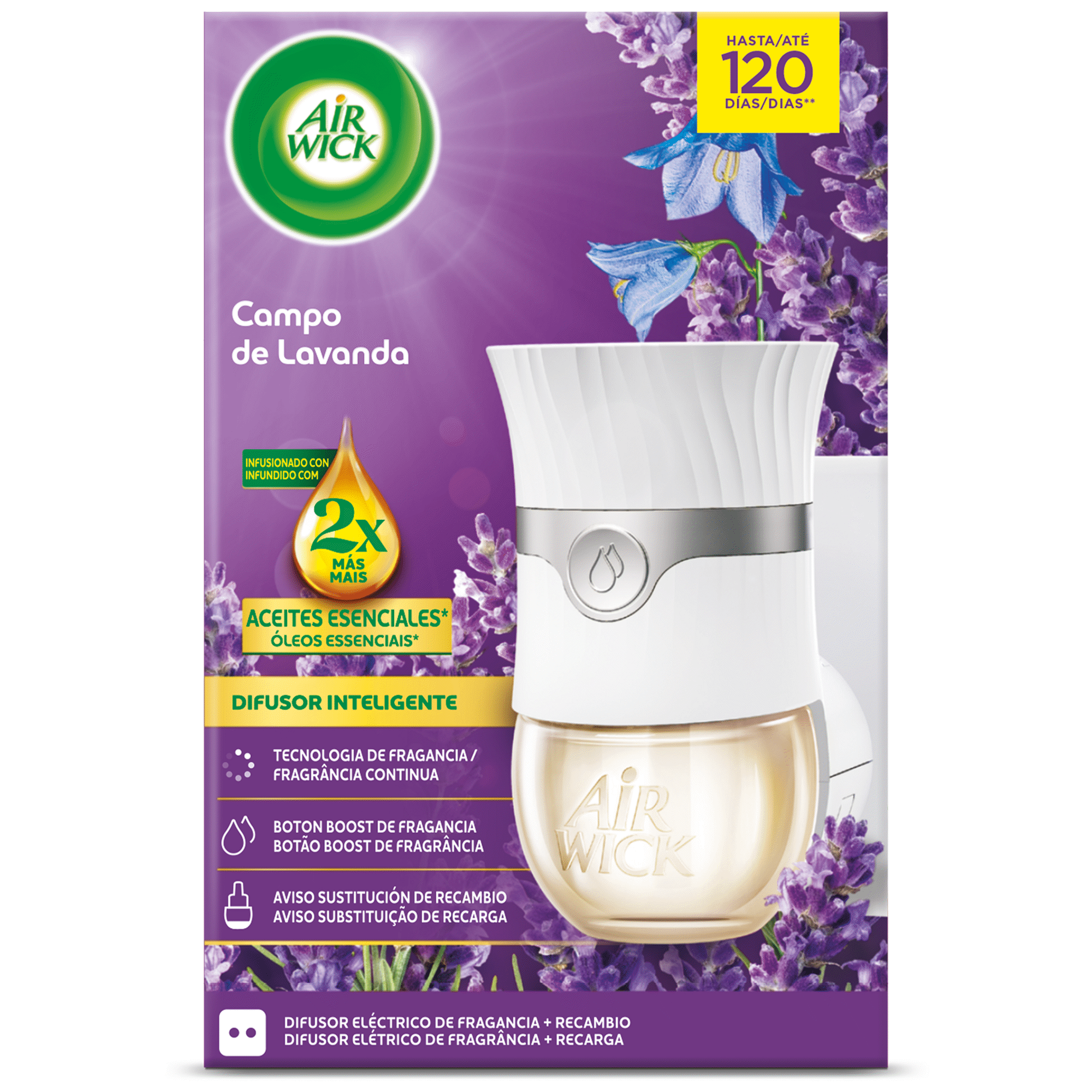 Ambientador El&eacute;trico Campo de Lavanda e Recarga Air Wick