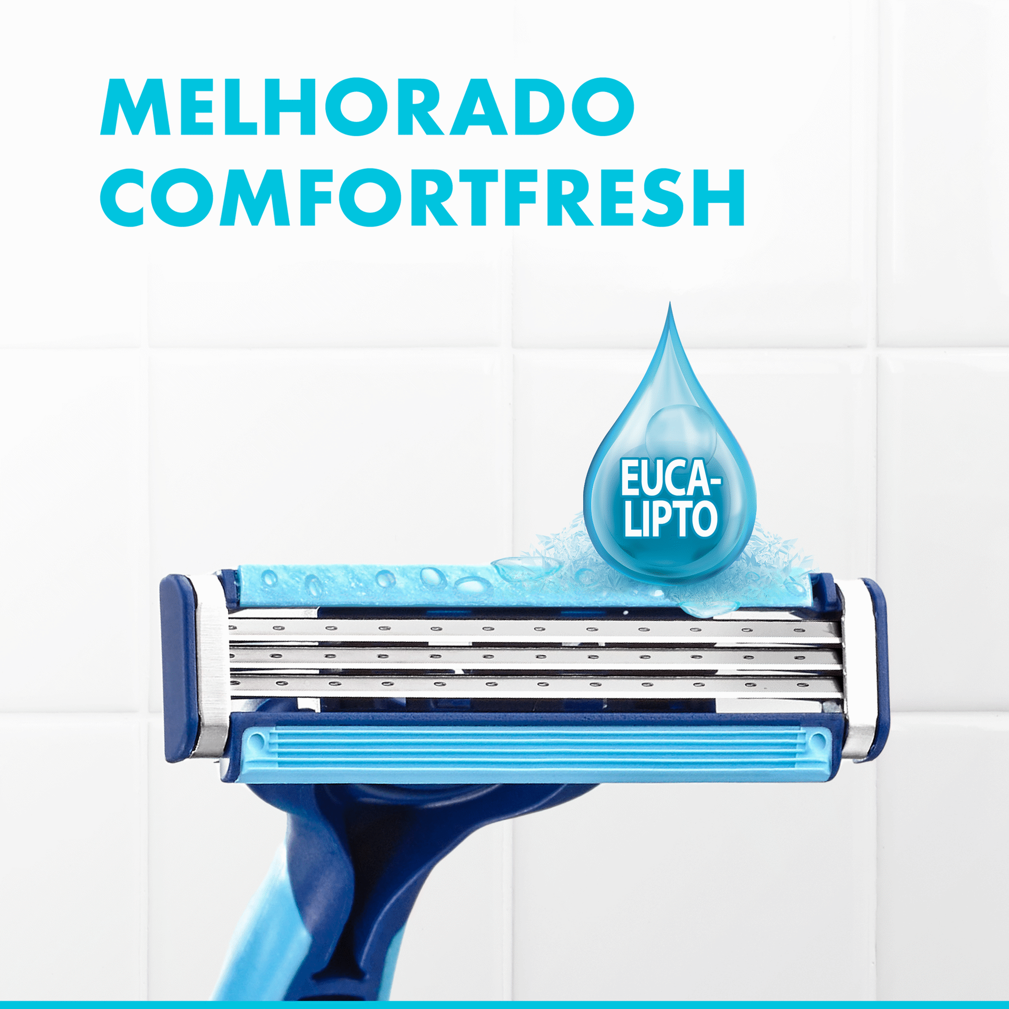 L&acirc;minas Descart&aacute;veis Sensor3 Cool Gillette