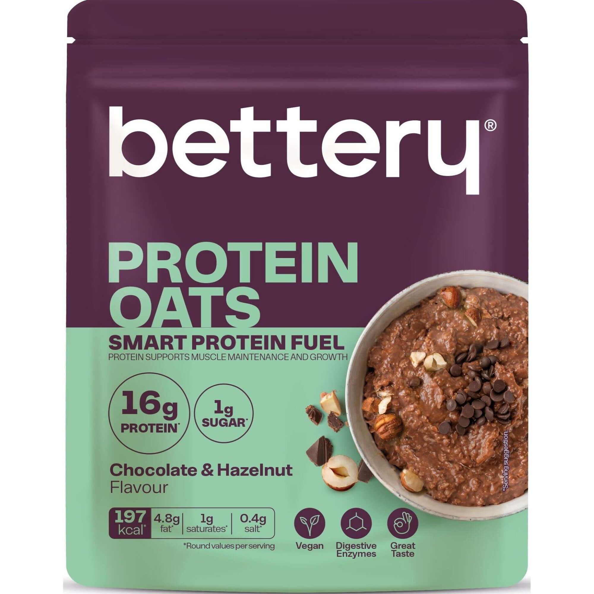 Aveia Prote&iacute;na Vegetal Chocolate e Avel&atilde; Bettery