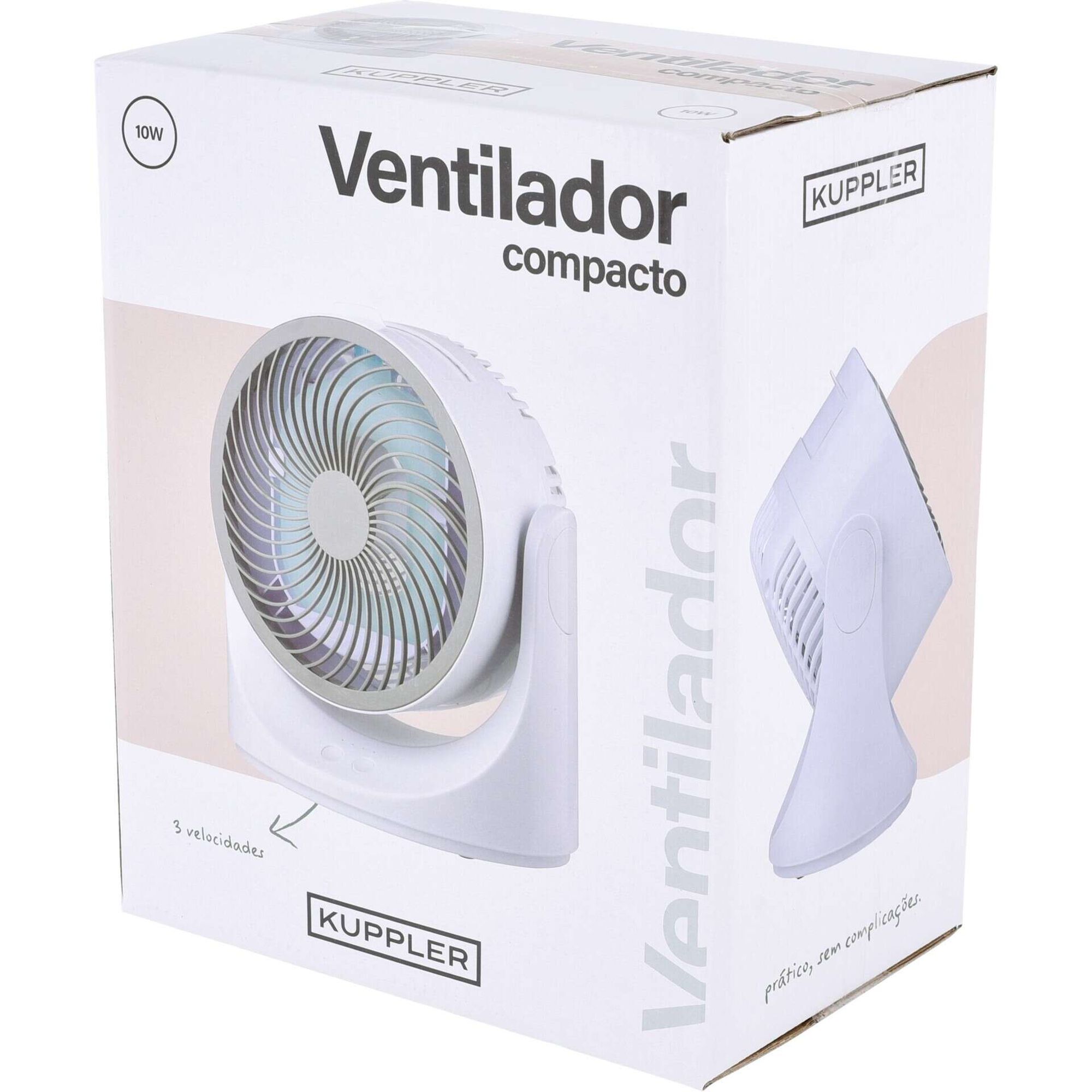 Mini Ventilador de Mesa 3 Velocidades Kuppler