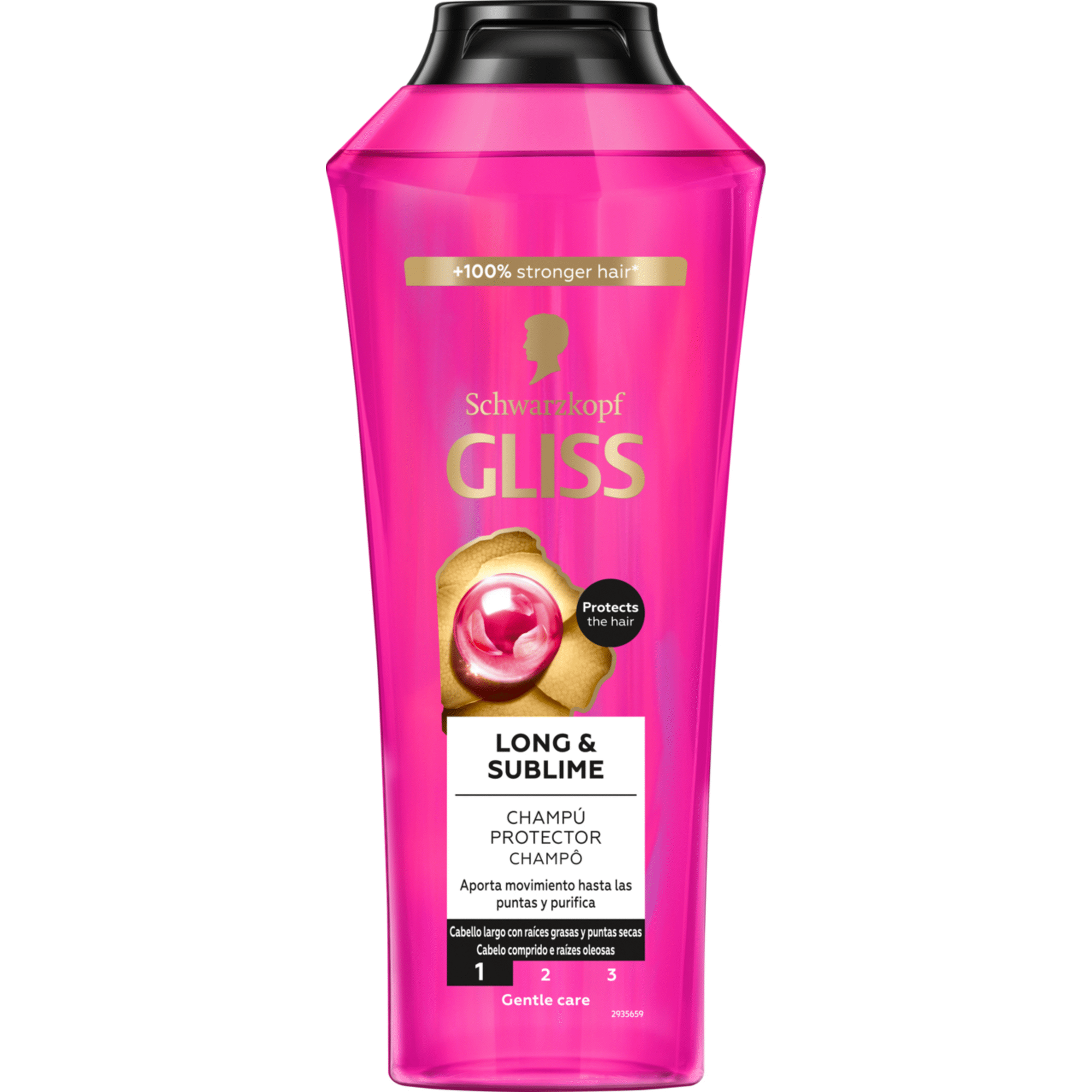 Champ&ocirc; Long & Sublime Schwarzkopf Gliss