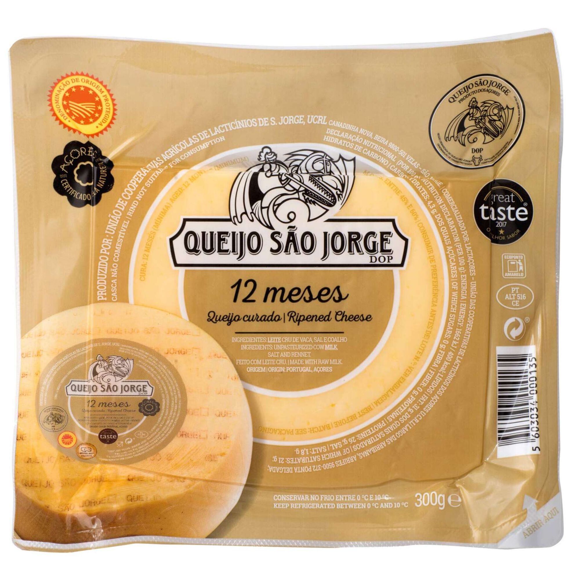 Queijo Curado 12 Meses S. Jorge DOP Queijo Curado 12 Meses S. Jorge DOP