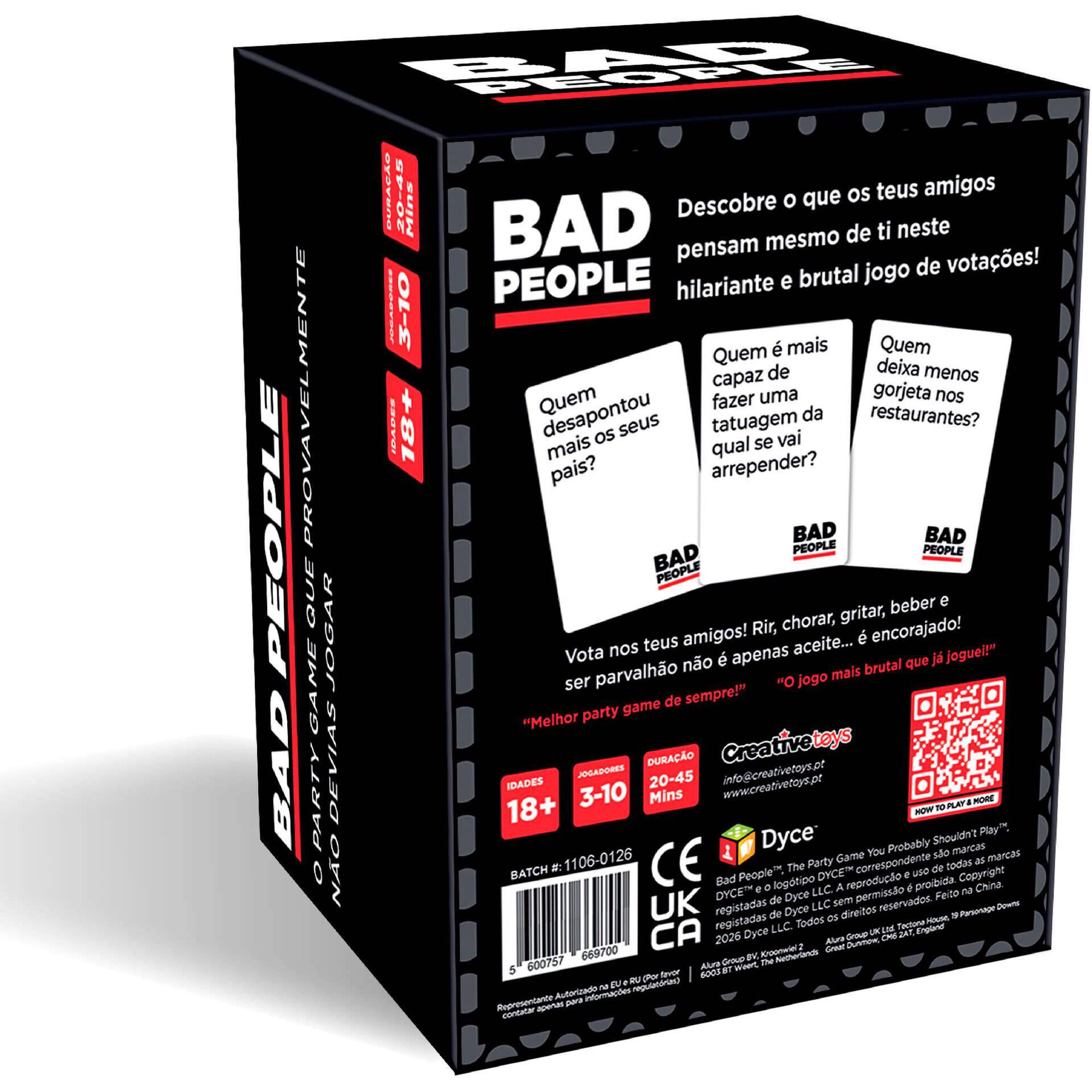 Creative Toys - Jogo Bad People