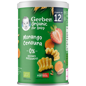 Snack para Beb&eacute; Morango e Cenoura +12M Gerber