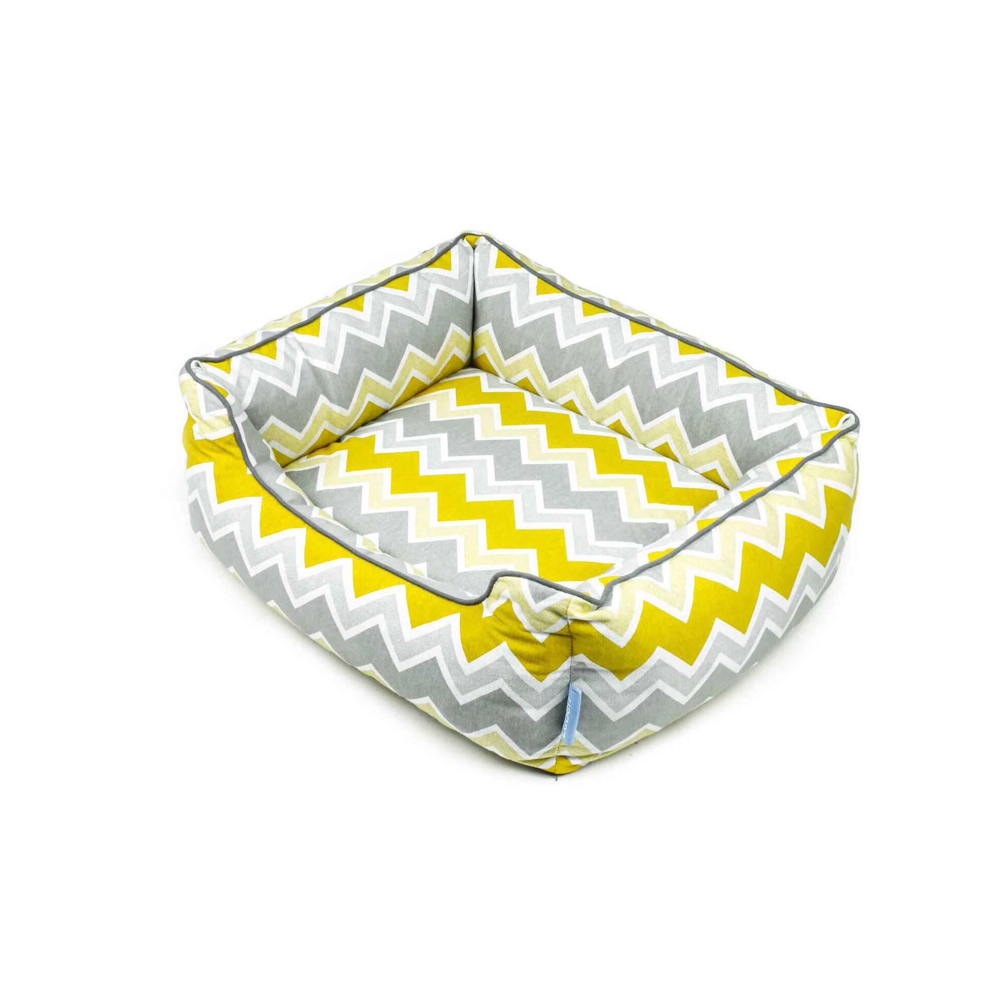 Sofá para Cão/Gato Spiring Chevron Mostarda XS Sofá para Cão/Gato Spiring Chevron Mostarda XS
