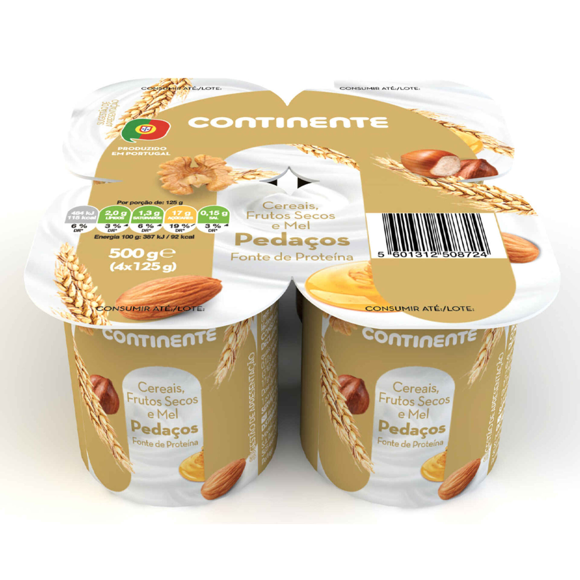 Iogurte Pedaços de Cereais Iogurte Pedaços de Cereais