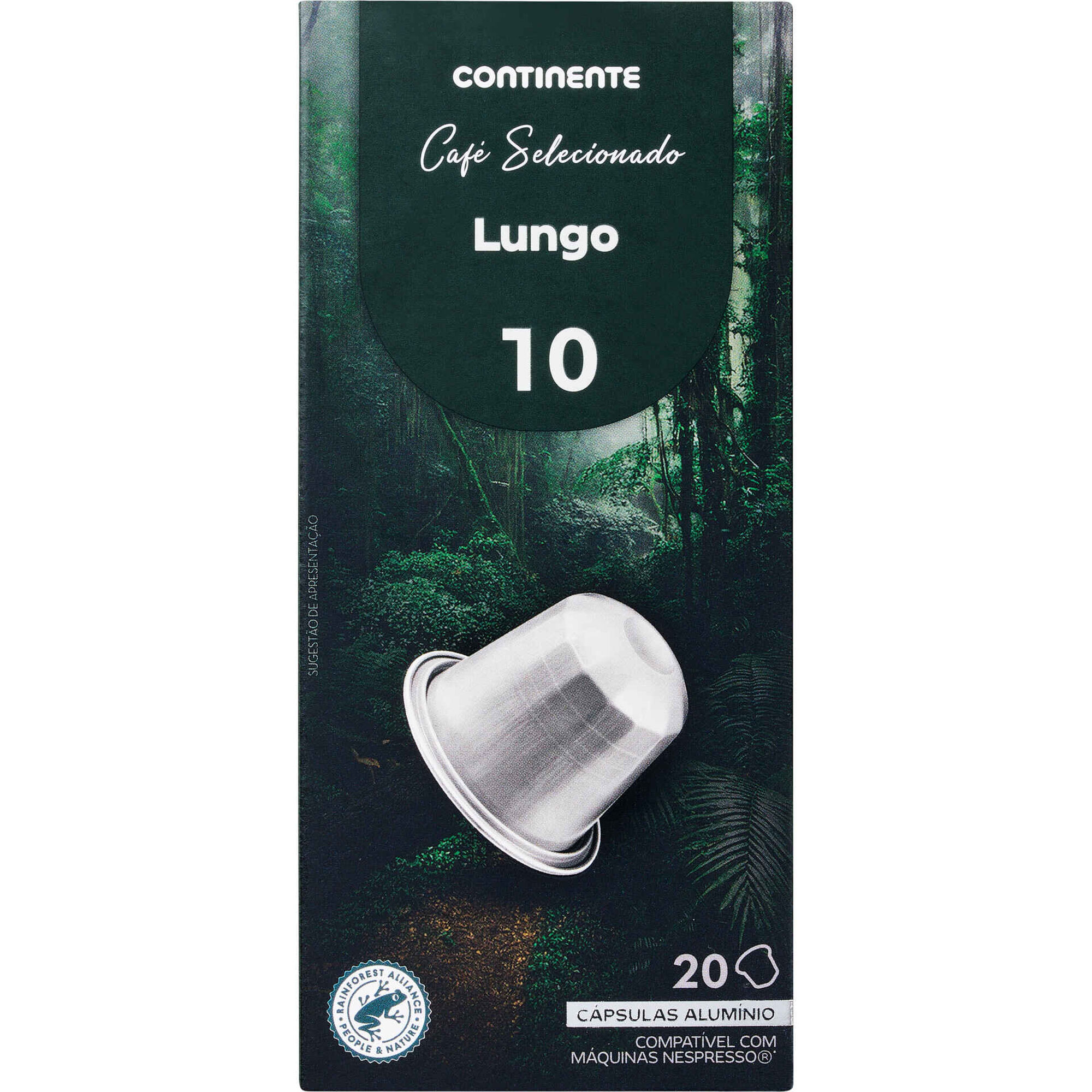 C&aacute;psulas de Caf&eacute; Lungo Int 10 Continente