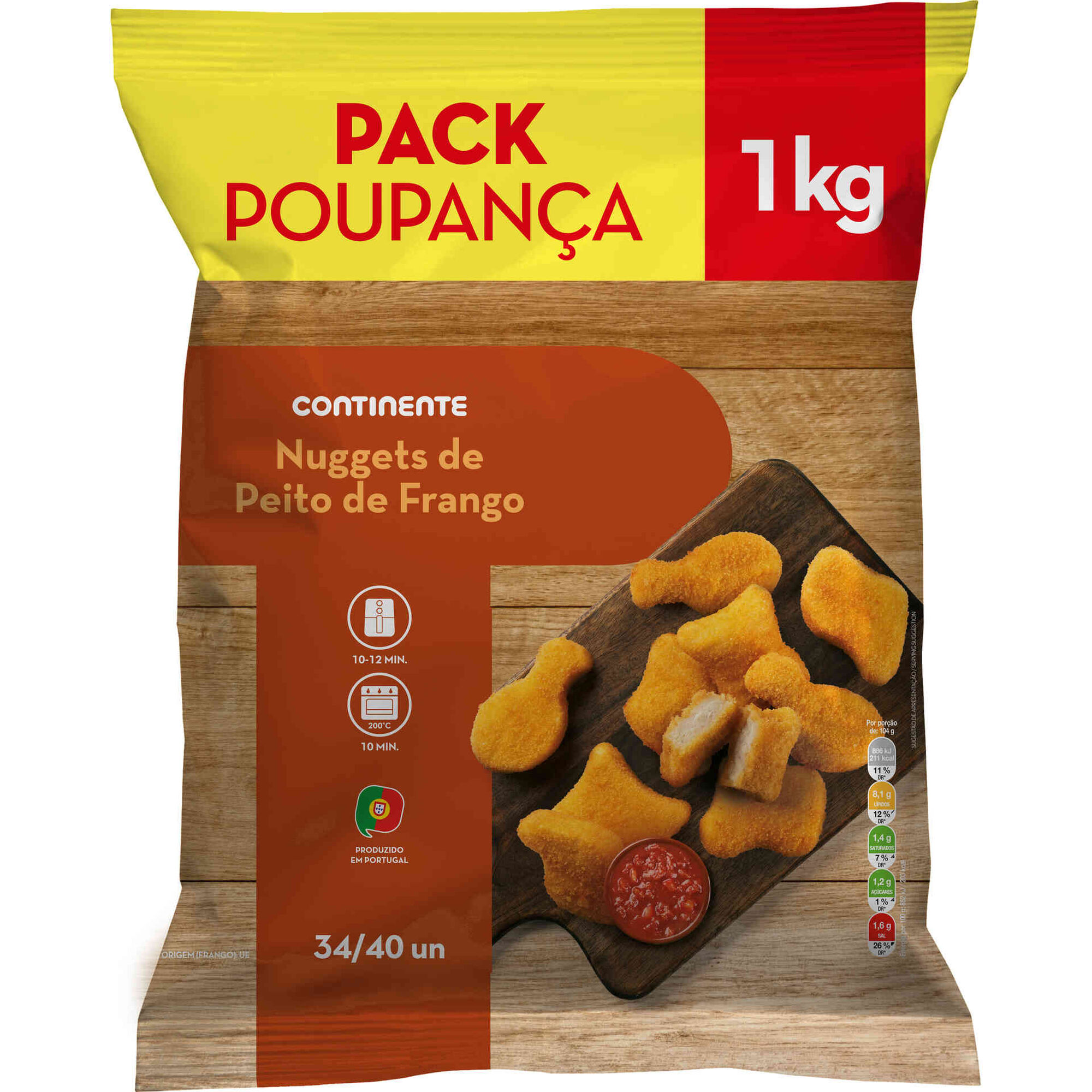 Nuggets de Peito de Frango Pack Poupança