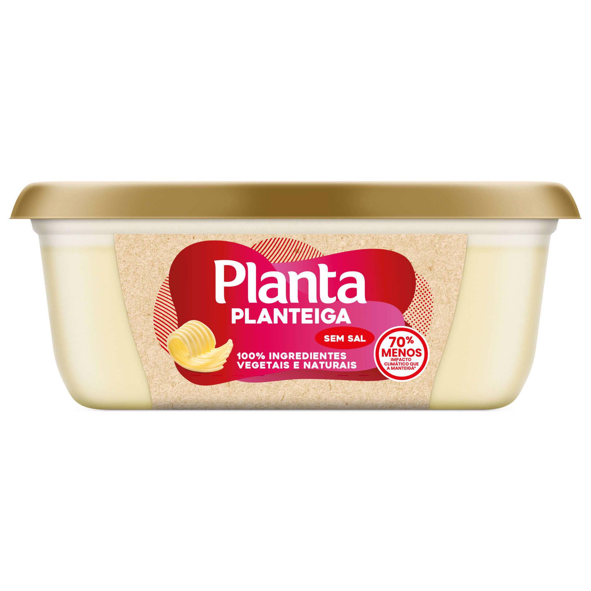 Creme para Barrar Planteiga sem Sal