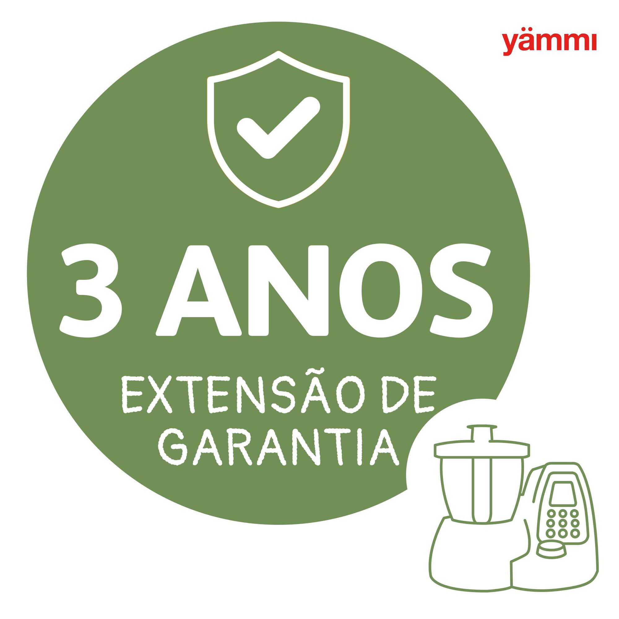 Yämmi 2 Extensão de Garantia 3 Anos Yämmi 2 Extensão de Garantia 3 Anos