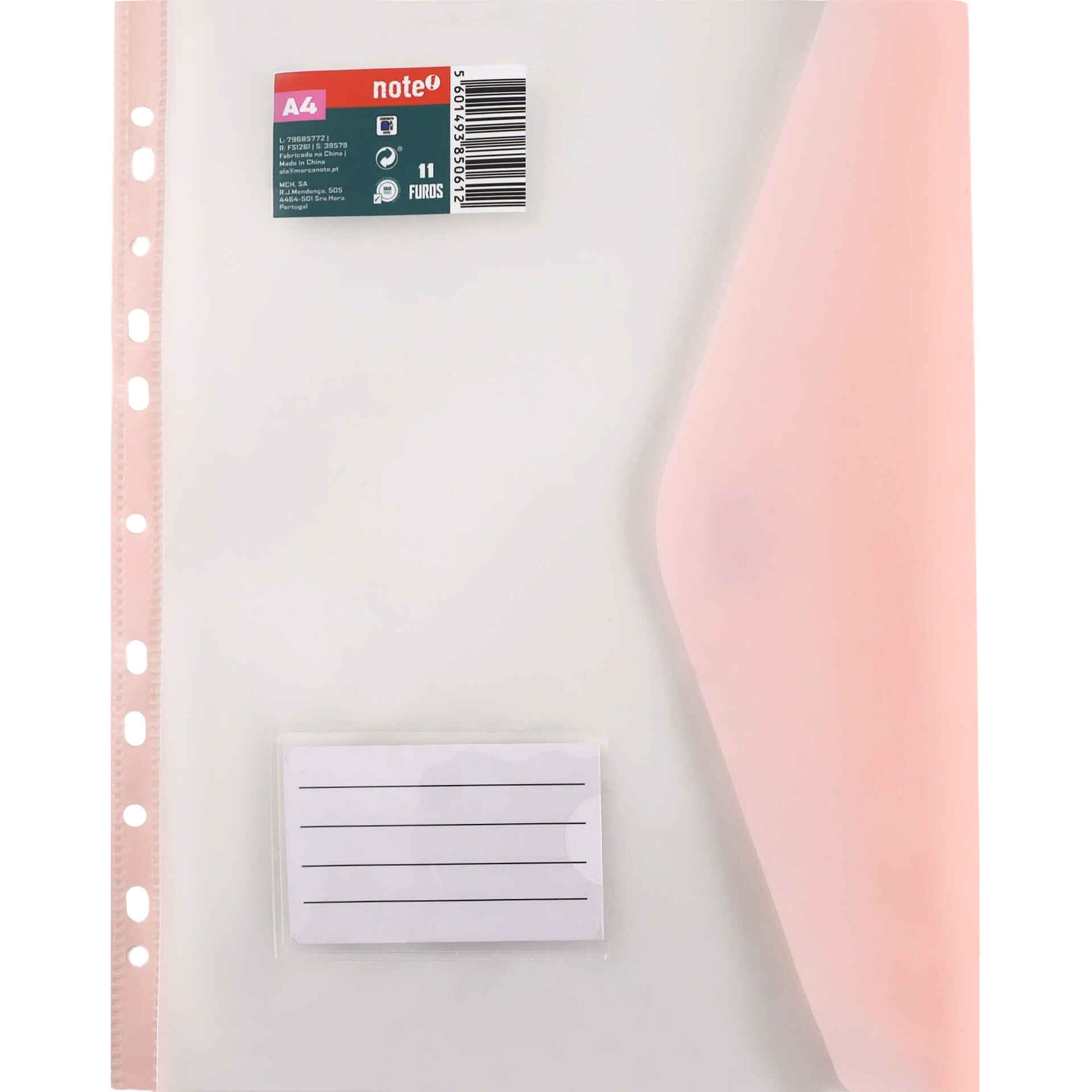 Classificador Envelope A4 com 11 Furos (v&aacute;rias cores) Note!