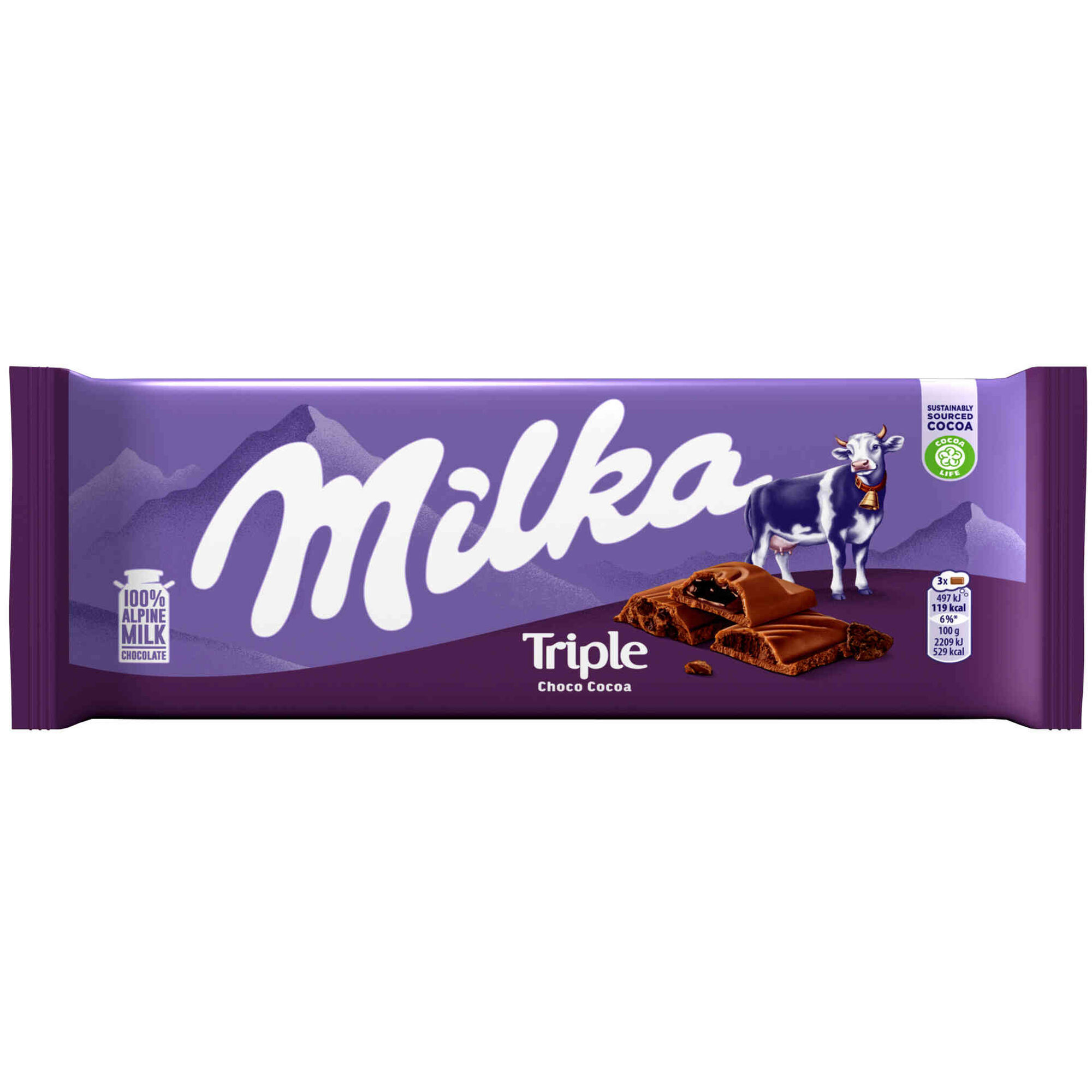 Tablete de Chocolate Triple Tablete de Chocolate Triple