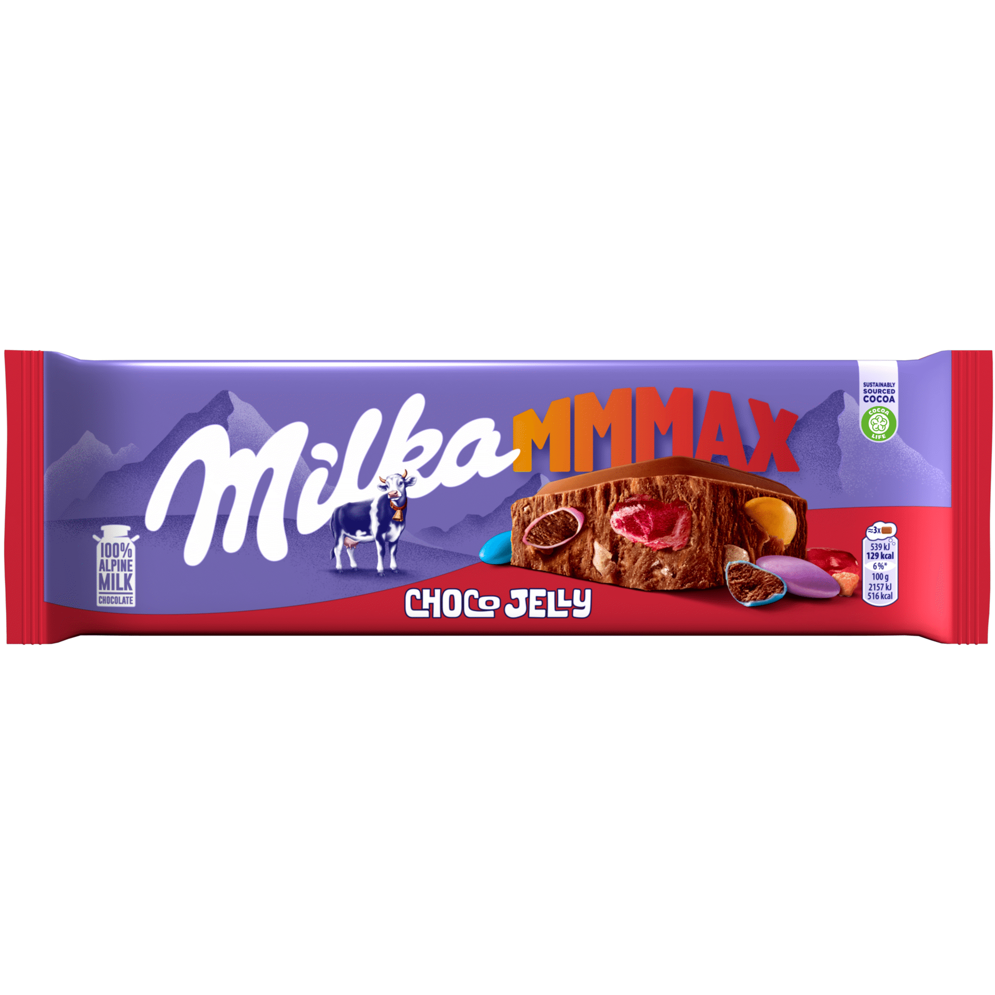 Tablete de Chocolate com Drageias Milka