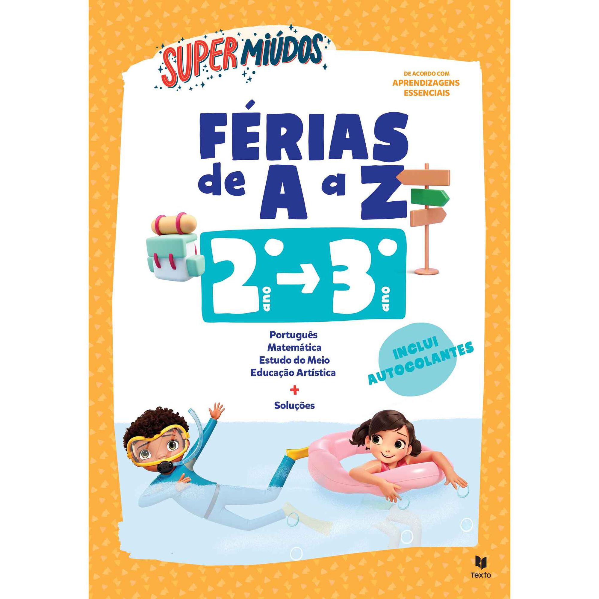 Supermiúdos - Férias de A a Z - 2.º Ano - 3.º Ano