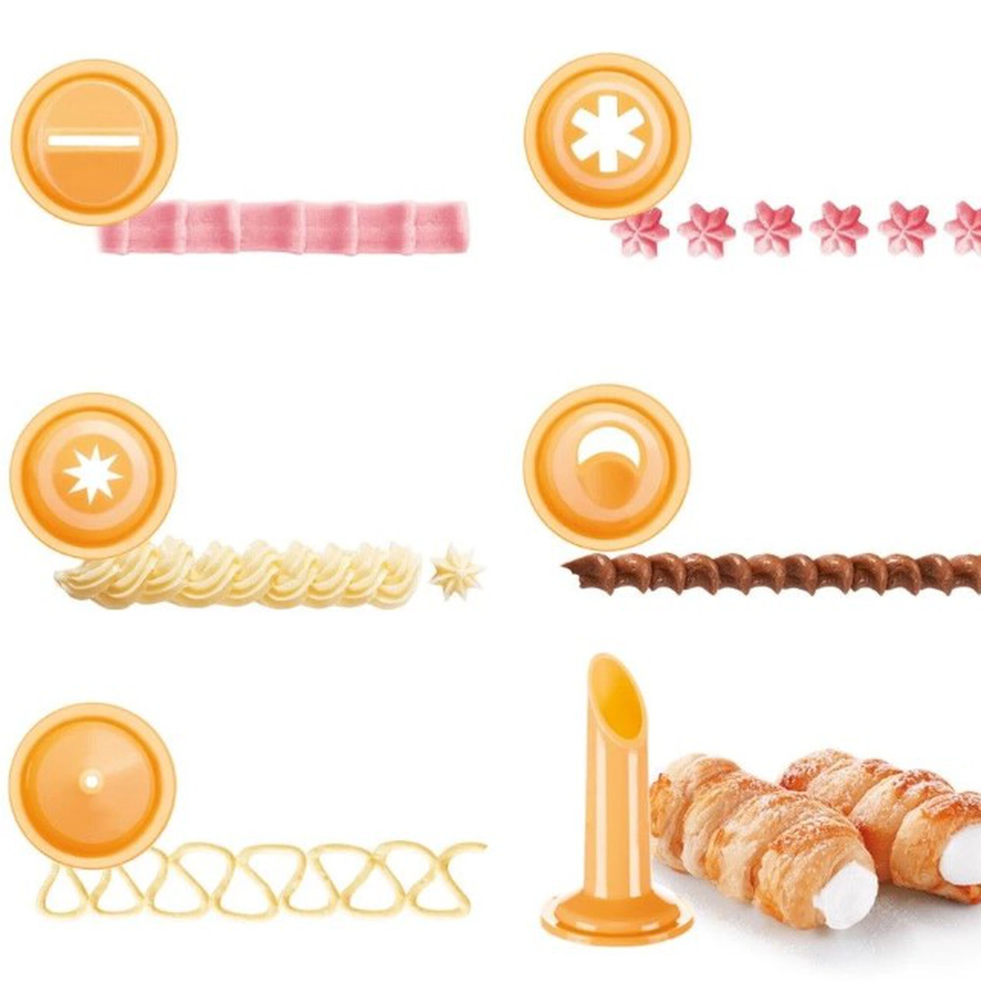 Saco de Pasteleiro em Linho com 6 Bicos