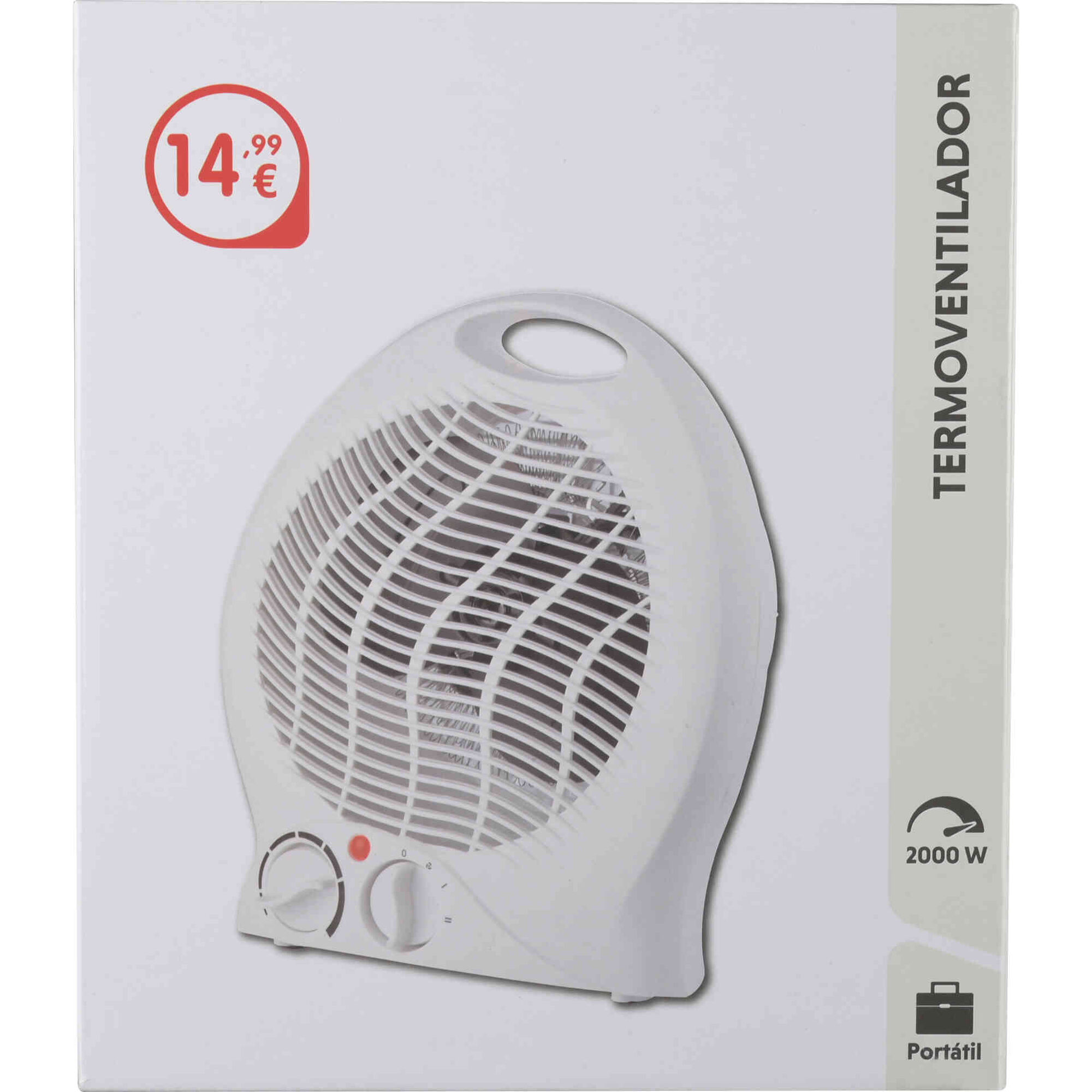 Termoventilador Branco 2000W Bazar&atilde;o