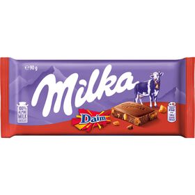 Tablete de Chocolate Daim Milka