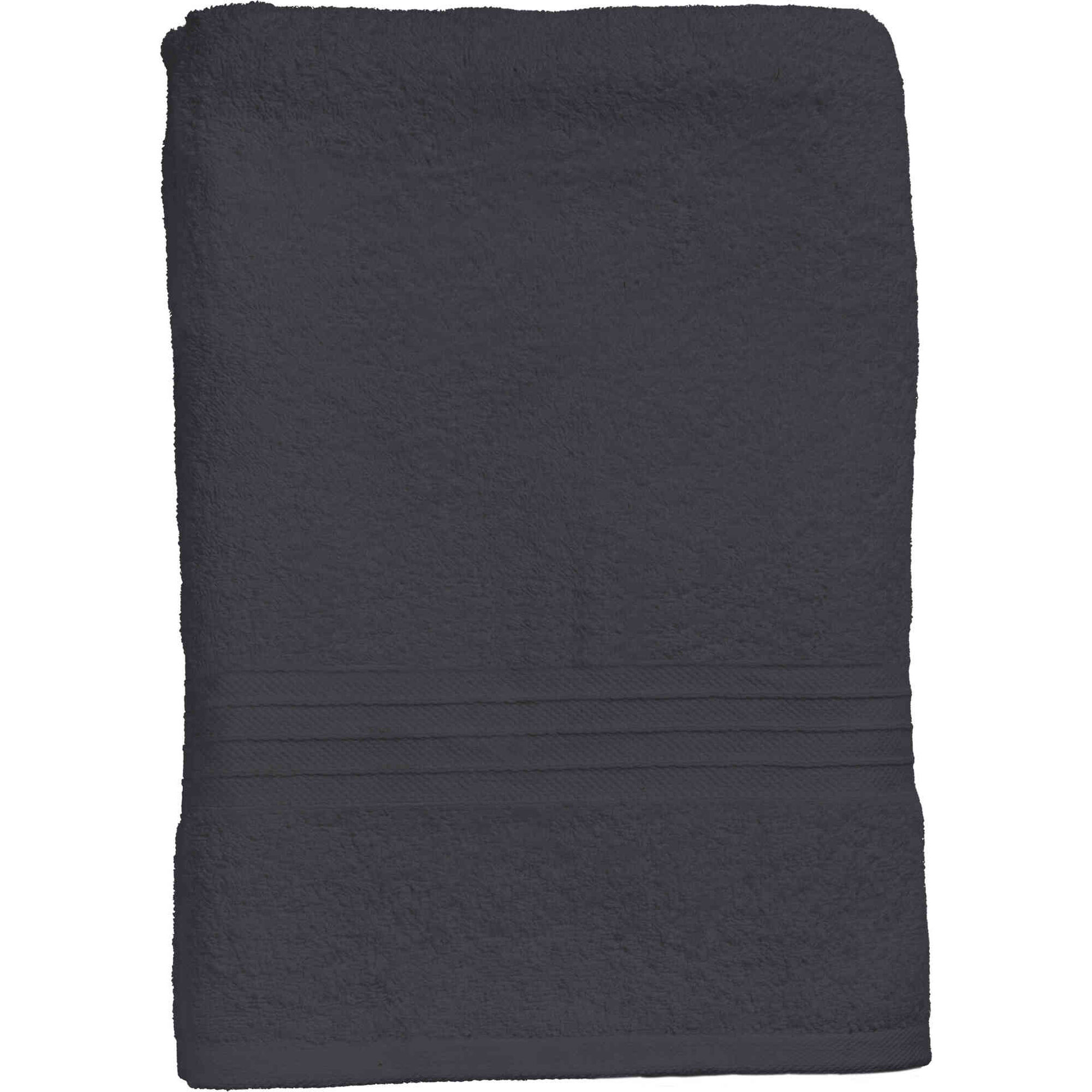Toalha Mãos Suave 50x100cm Cinza Escuro