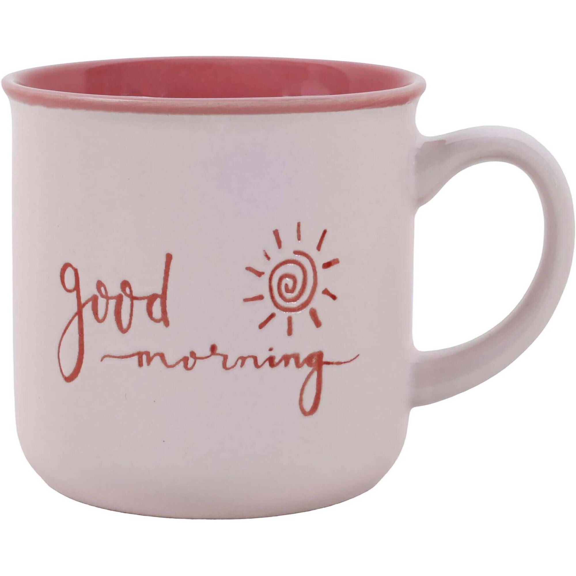 Caneca 330ml Rosa Interior Colorido Kasa