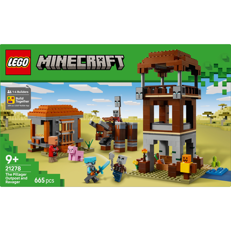LEGO Minecraft - O Posto Avançado do Saqueador e Devastador - 21278