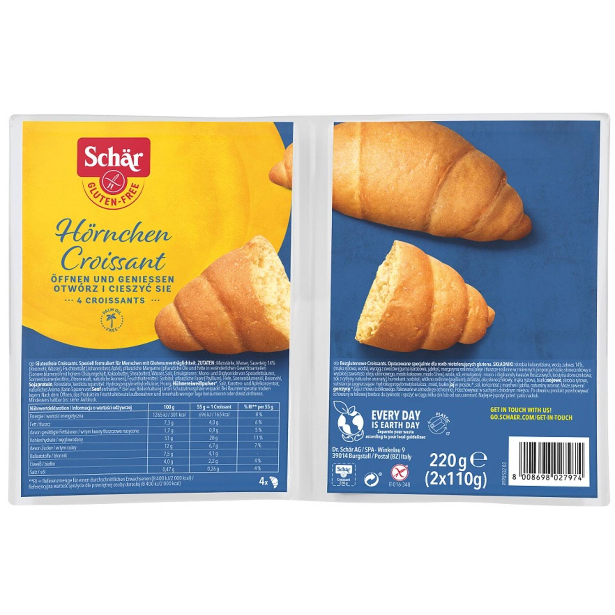 Croissants sem Glúten