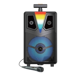Coluna Karaoke com Trolley e LED Play & Party