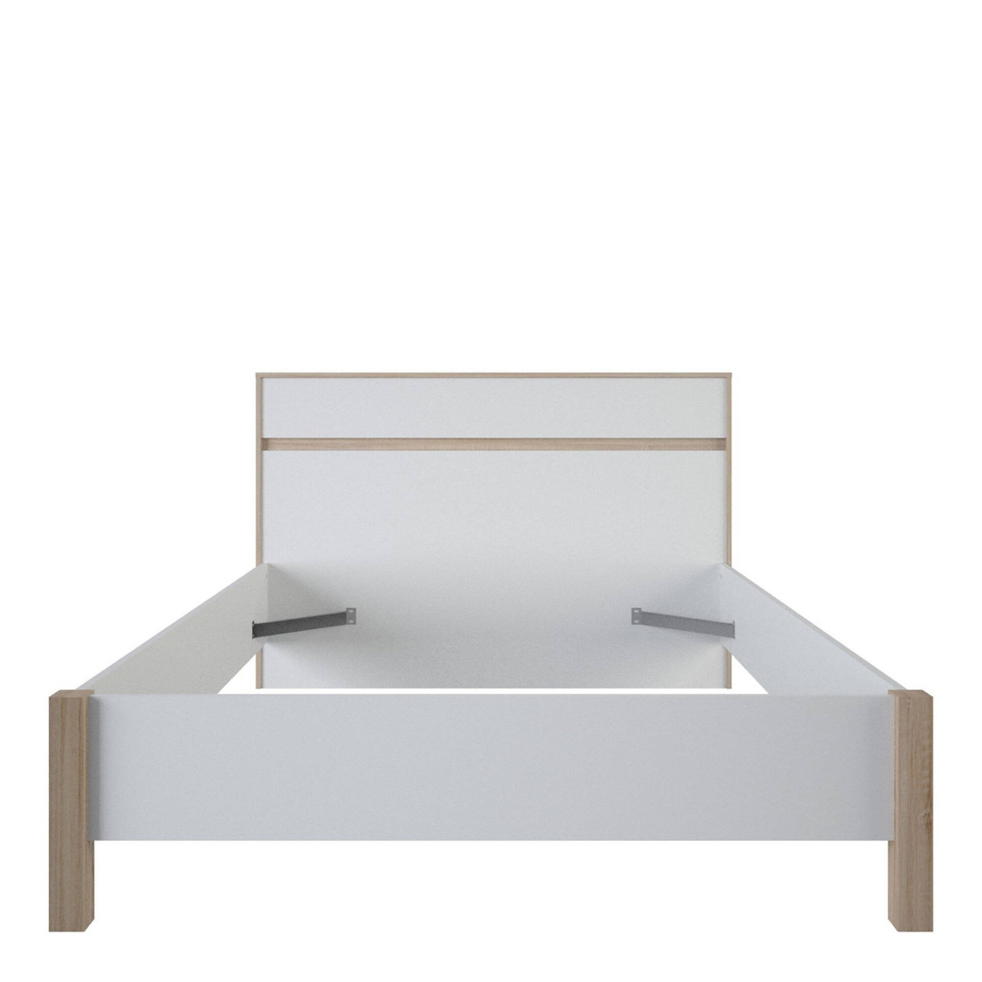 Cama Casal 140x190cm Branco Selena