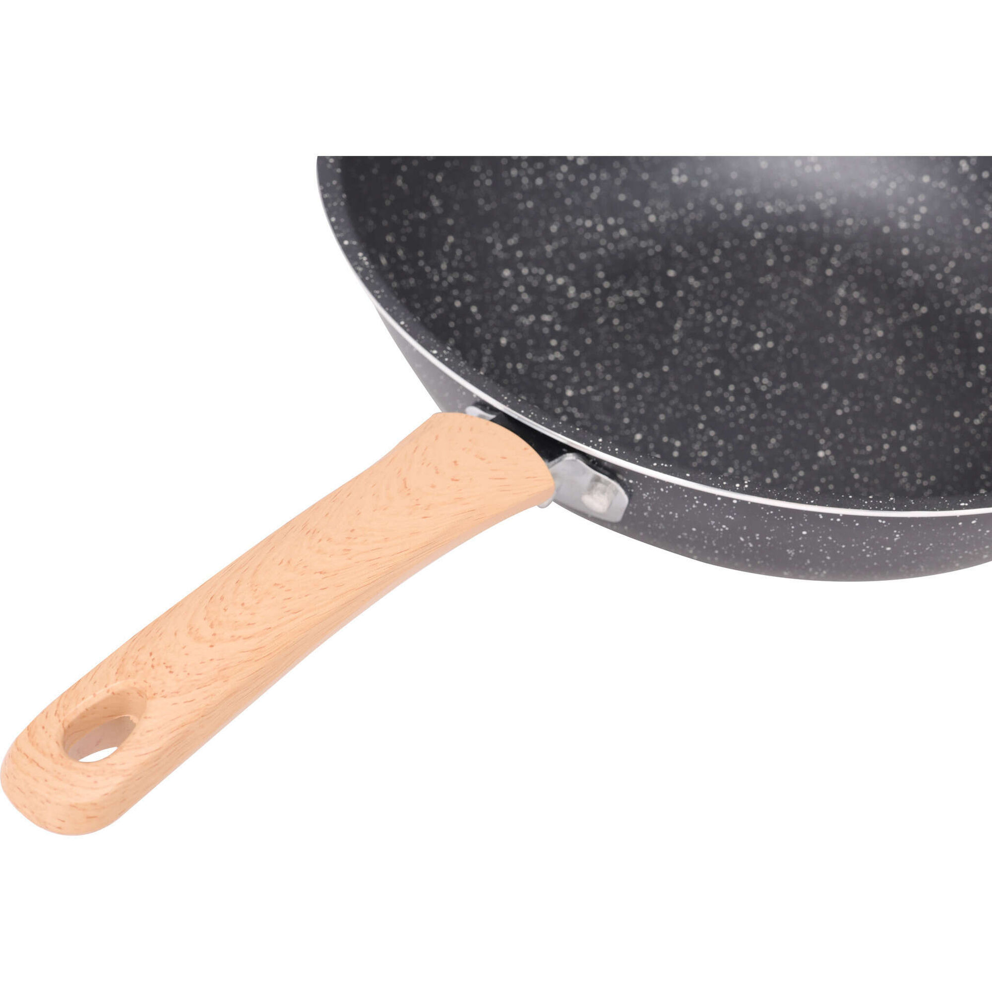 Wok Antiaderente Alumínio 28cm Wood Wok Antiaderente Alumínio 28cm Wood