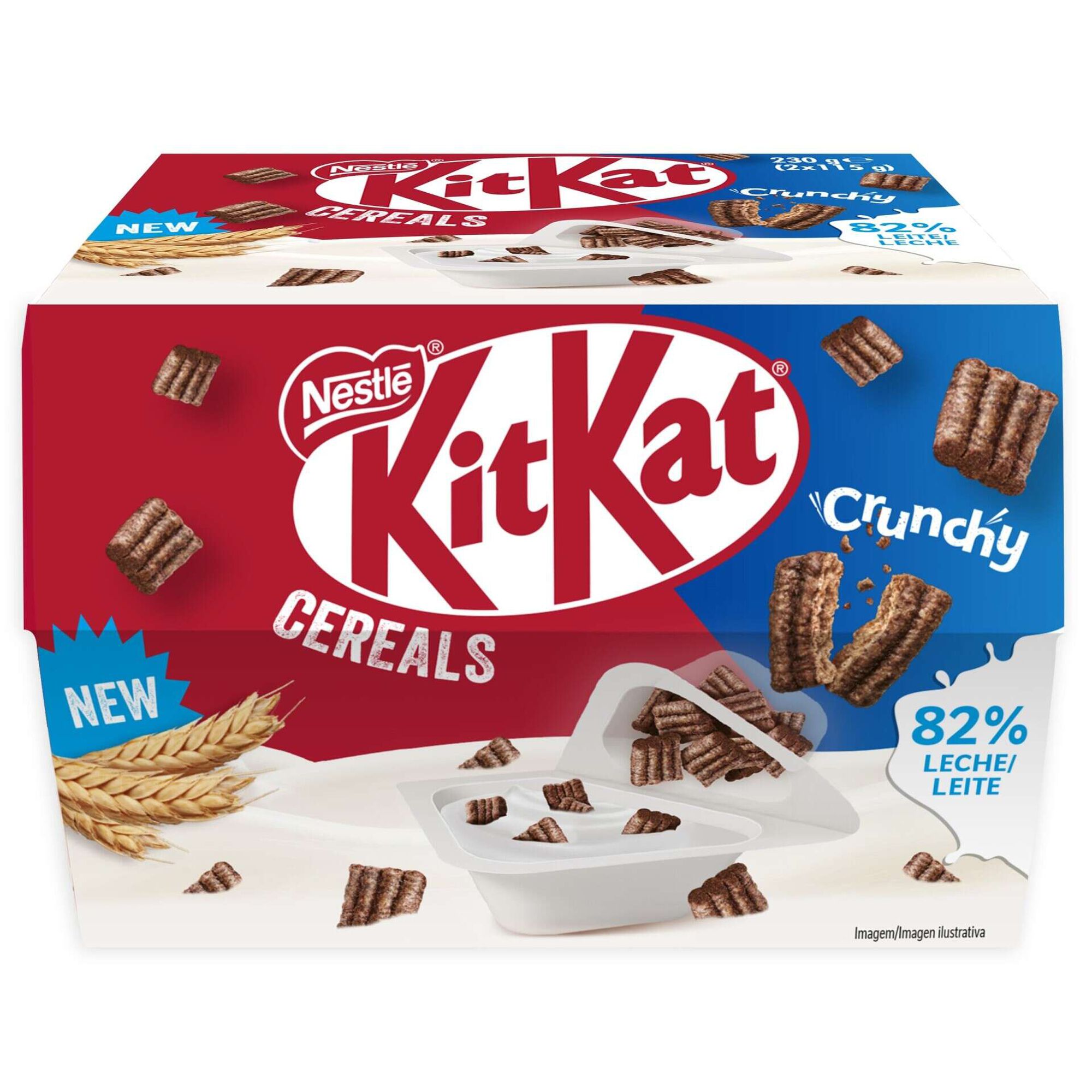 Iogurte Mix-In Kit Kat Cereais Crunchy Nestl&eacute;