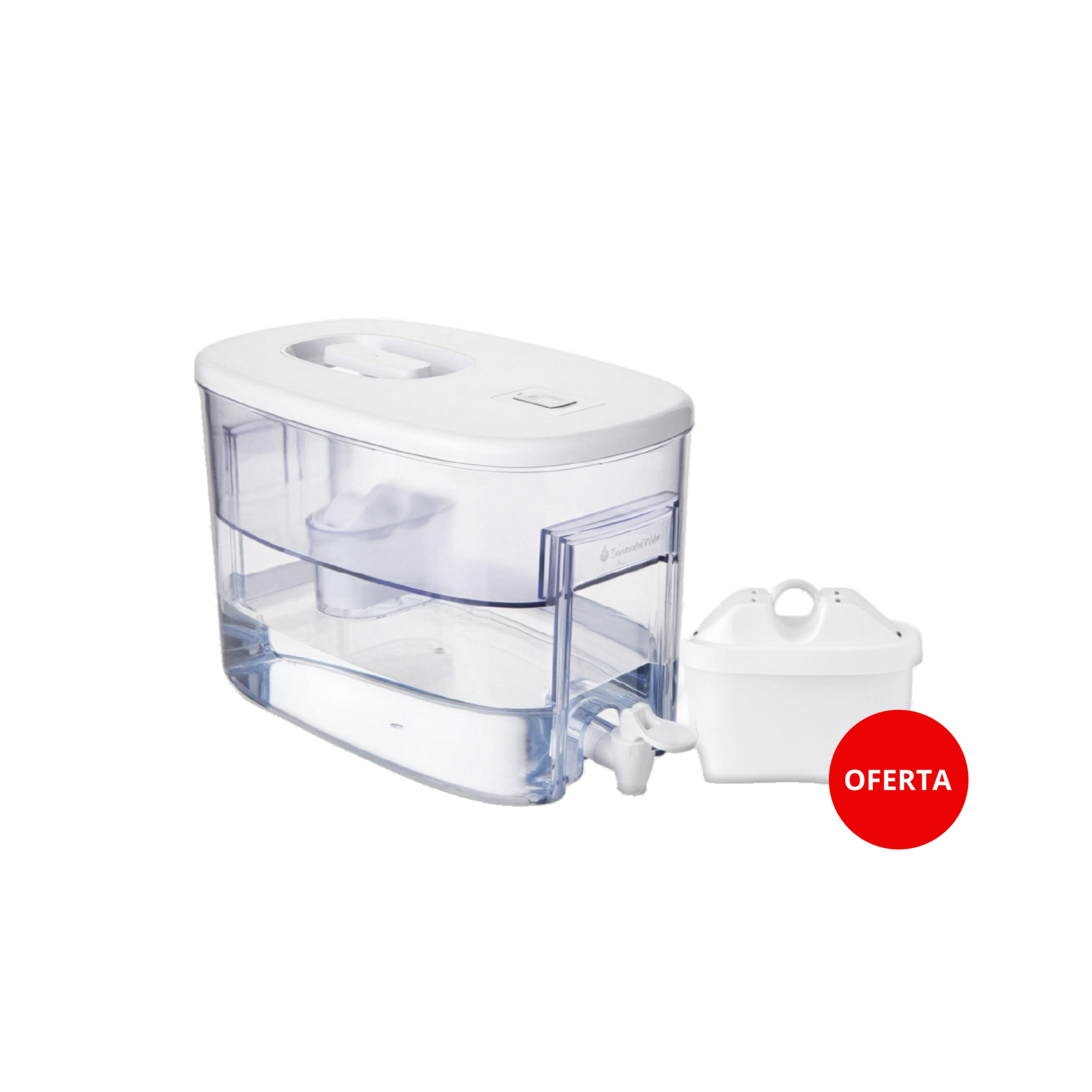 Contentor de Filtrar &Aacute;gua Aqua Leve com Oferta de Filtro Kasa