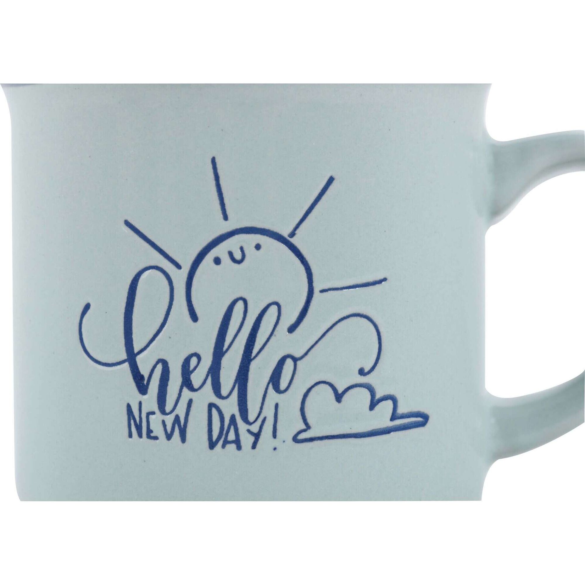 Caneca 330ml Azul Interior Colorido Kasa