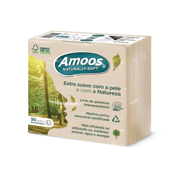 Guardanapos 2 Folhas Naturally Soft Amoos
