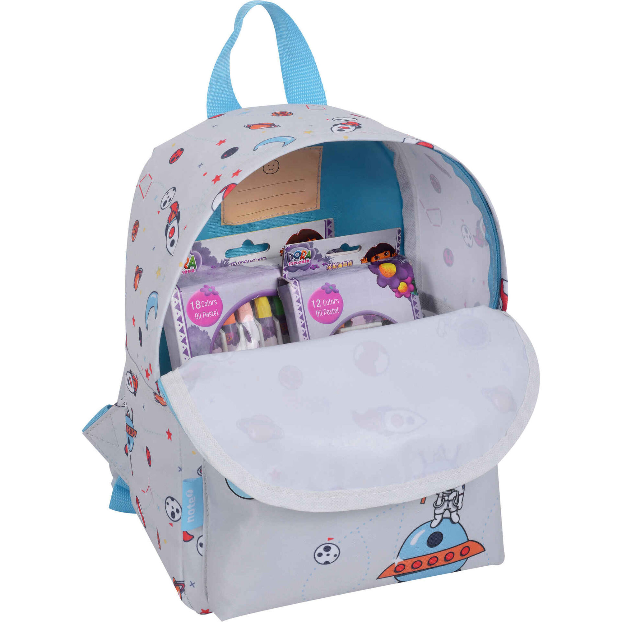 Mochila Azul Baby Astro Note!