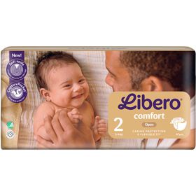 Fraldas Comfort 3-6 Kg T2 Libero