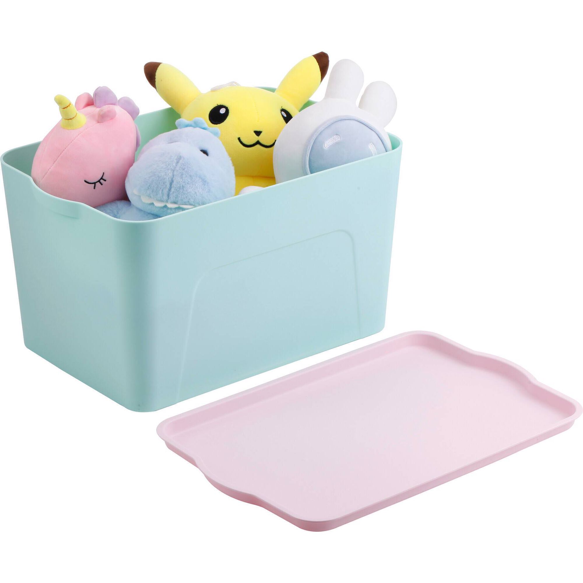 Caixa Arruma&ccedil;&atilde;o Bicolor 25x29,5x44,5cm Kasa