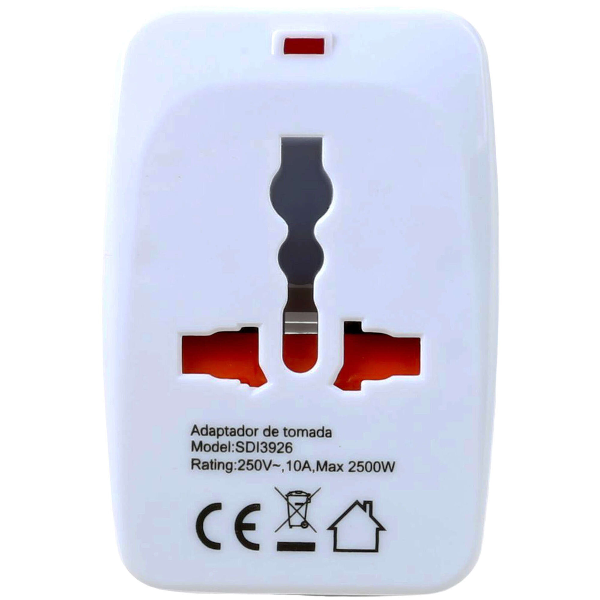 Adaptador Tomadas 3 em 1