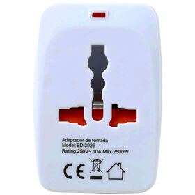 Adaptador Tomadas 3 em 1