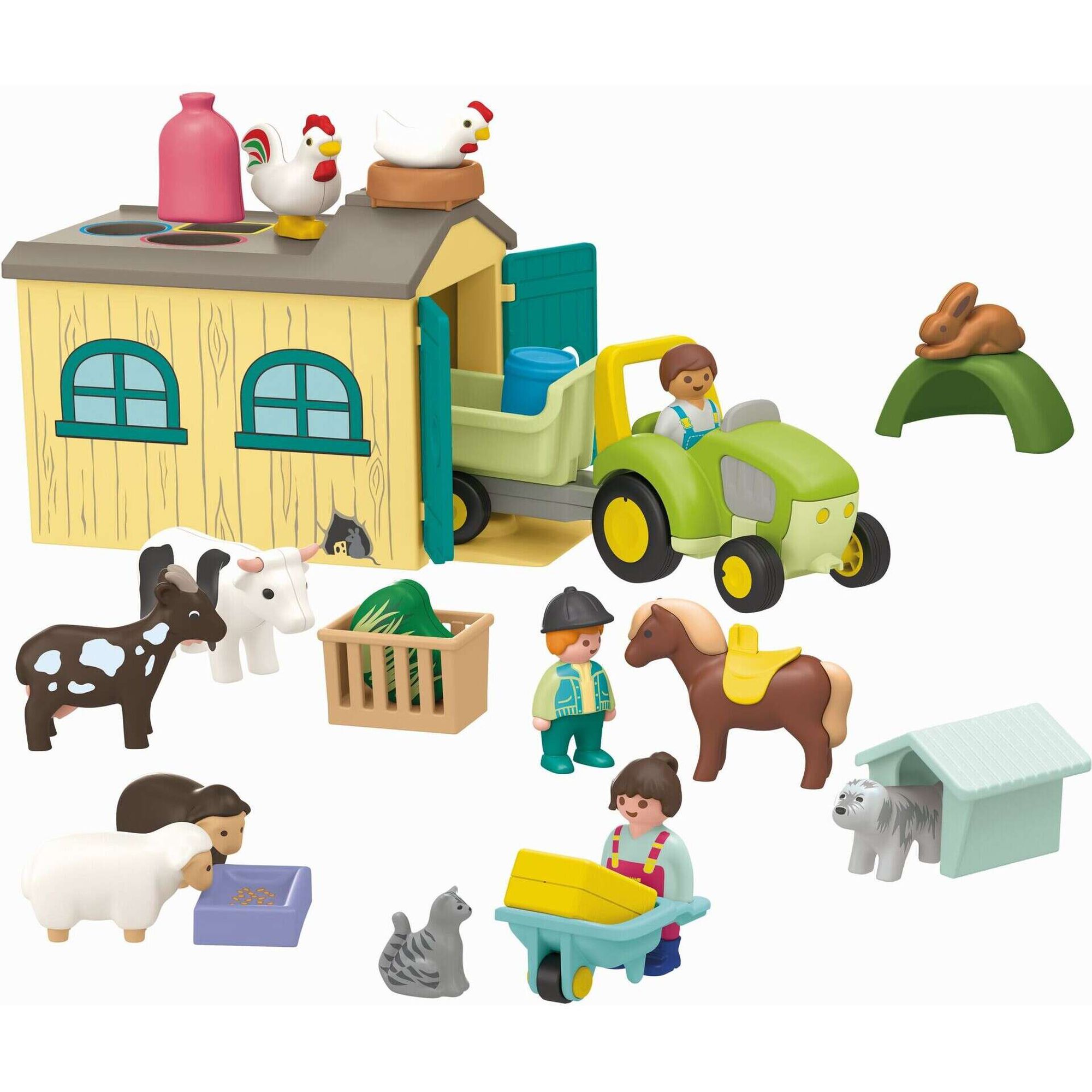 Playmobil - Junior: Aventura na Quinta com Trator