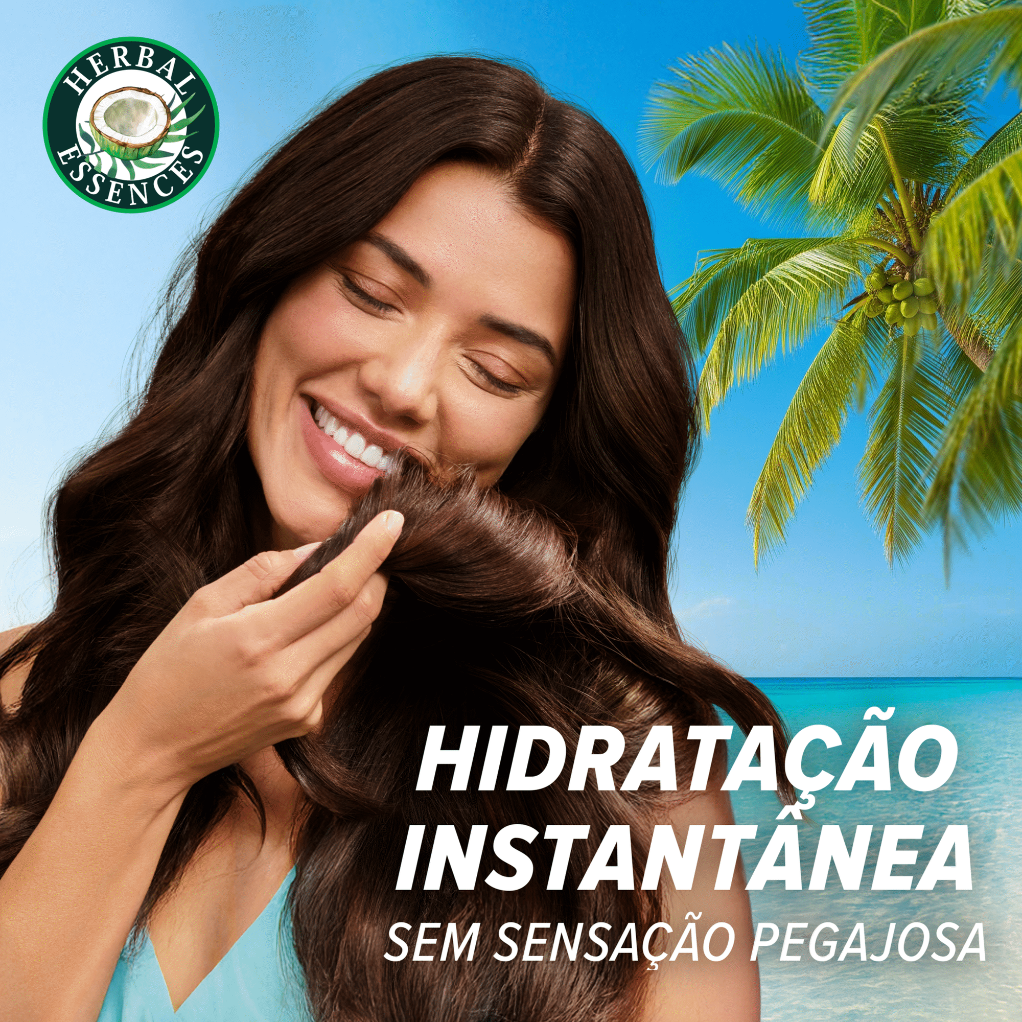 Condicionador Hidrata&ccedil;&atilde;o Leve Fiji Coco Herbal Essences