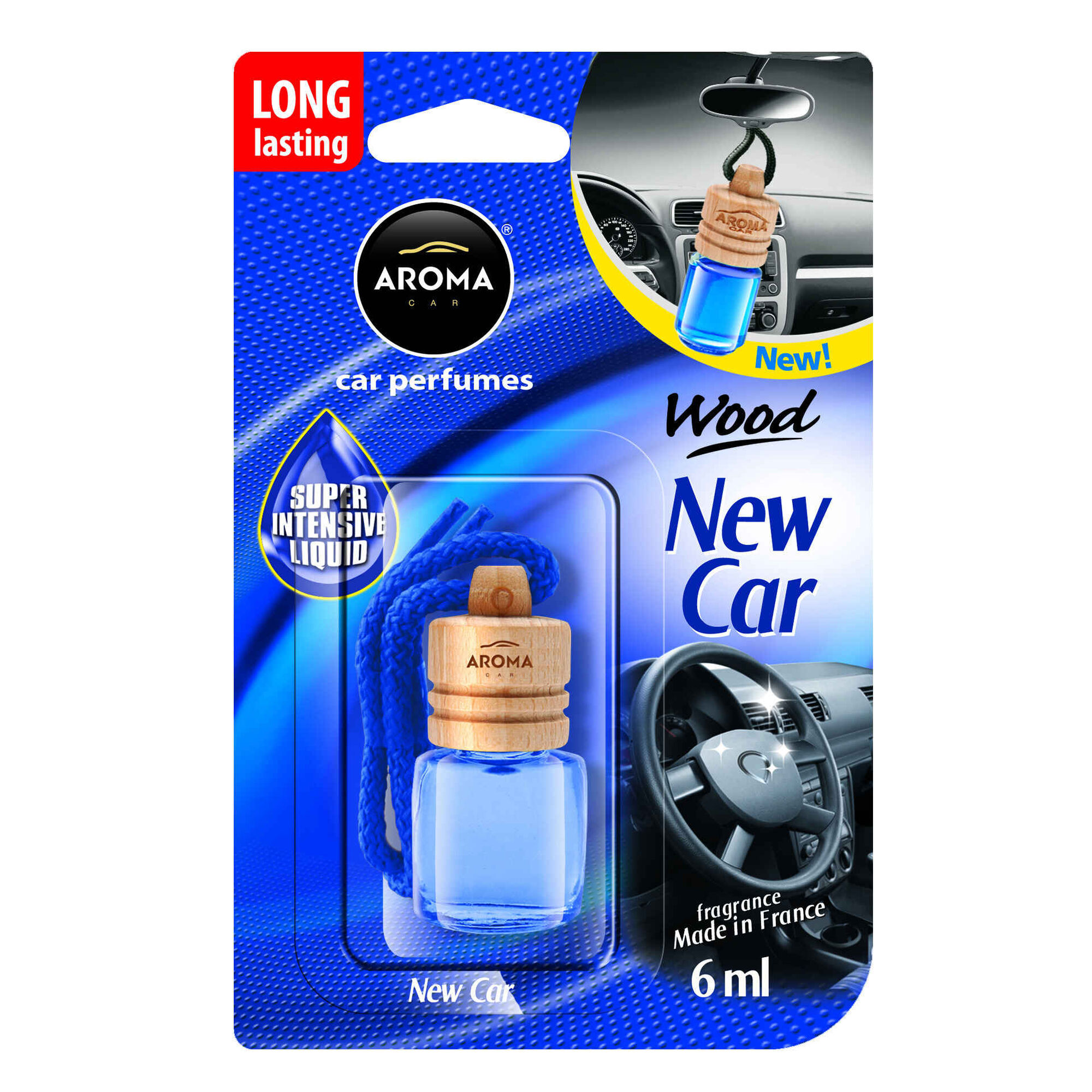 Ambientador Auto Pendurar Frasco Carro Novo